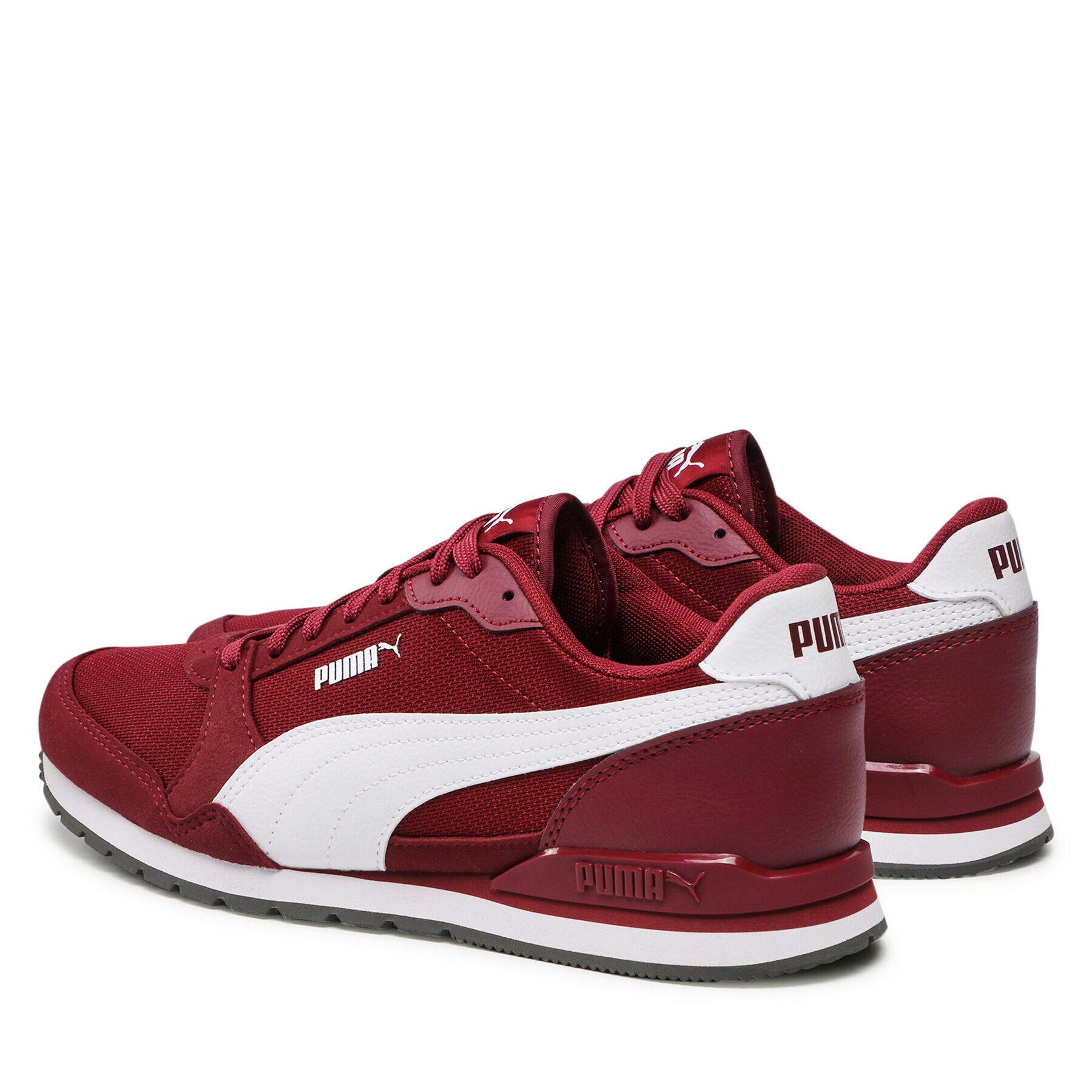 Puma Сникърси St Runner v3 Mesh 384640 04 Бордо - Pepit.bg