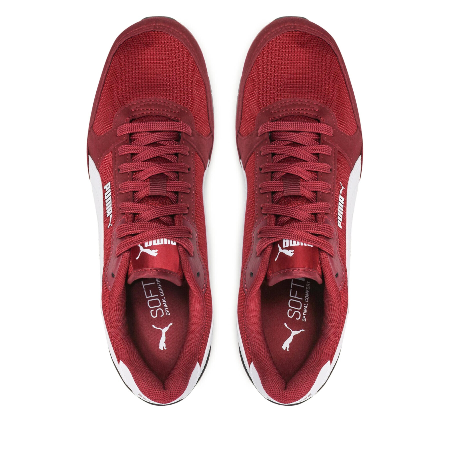 Puma Сникърси St Runner v3 Mesh 384640 04 Бордо - Pepit.bg