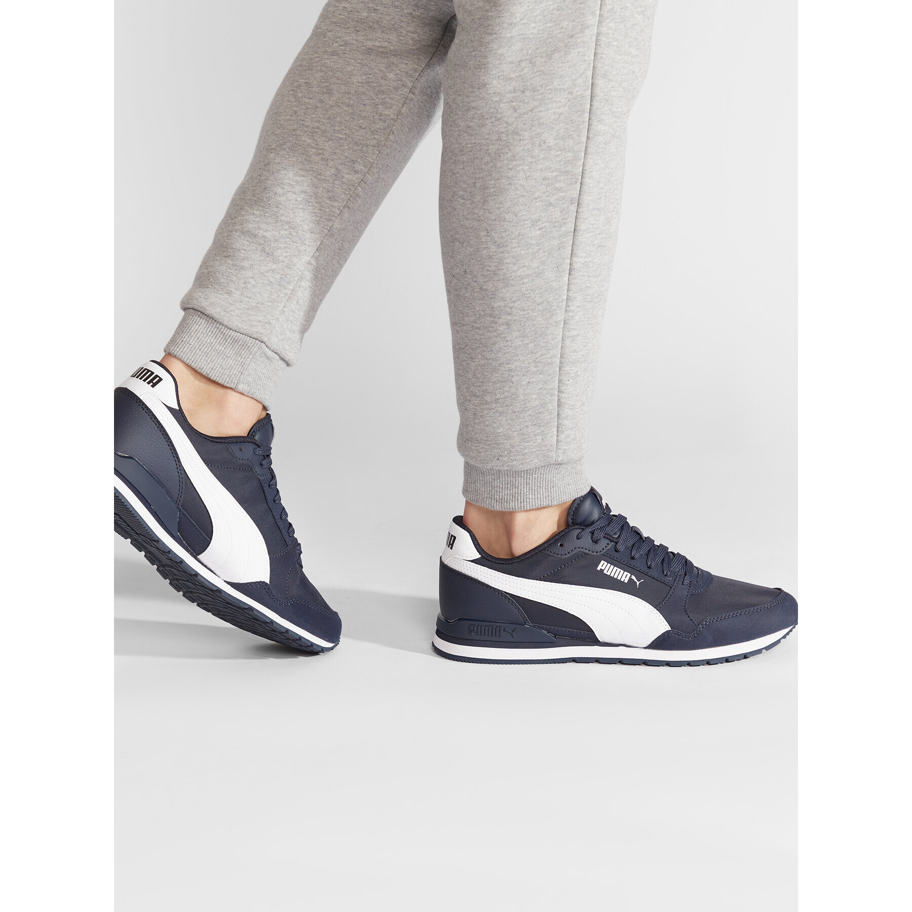 Puma Сникърси St Runner V3 Nl 384857 02 Тъмносин - Pepit.bg