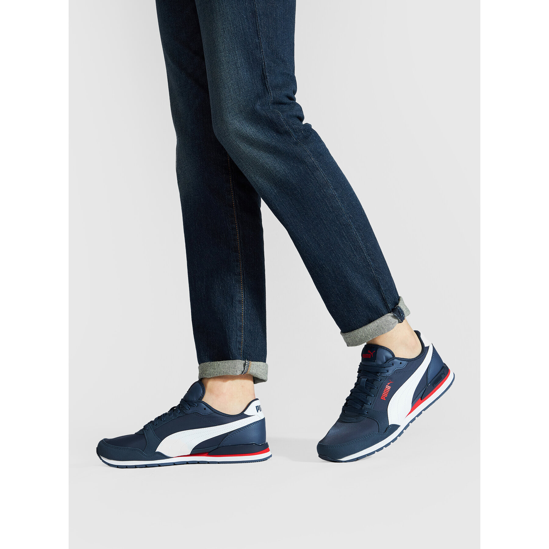Puma Сникърси St Runner V3 Nl 384857 08 Тъмносин - Pepit.bg