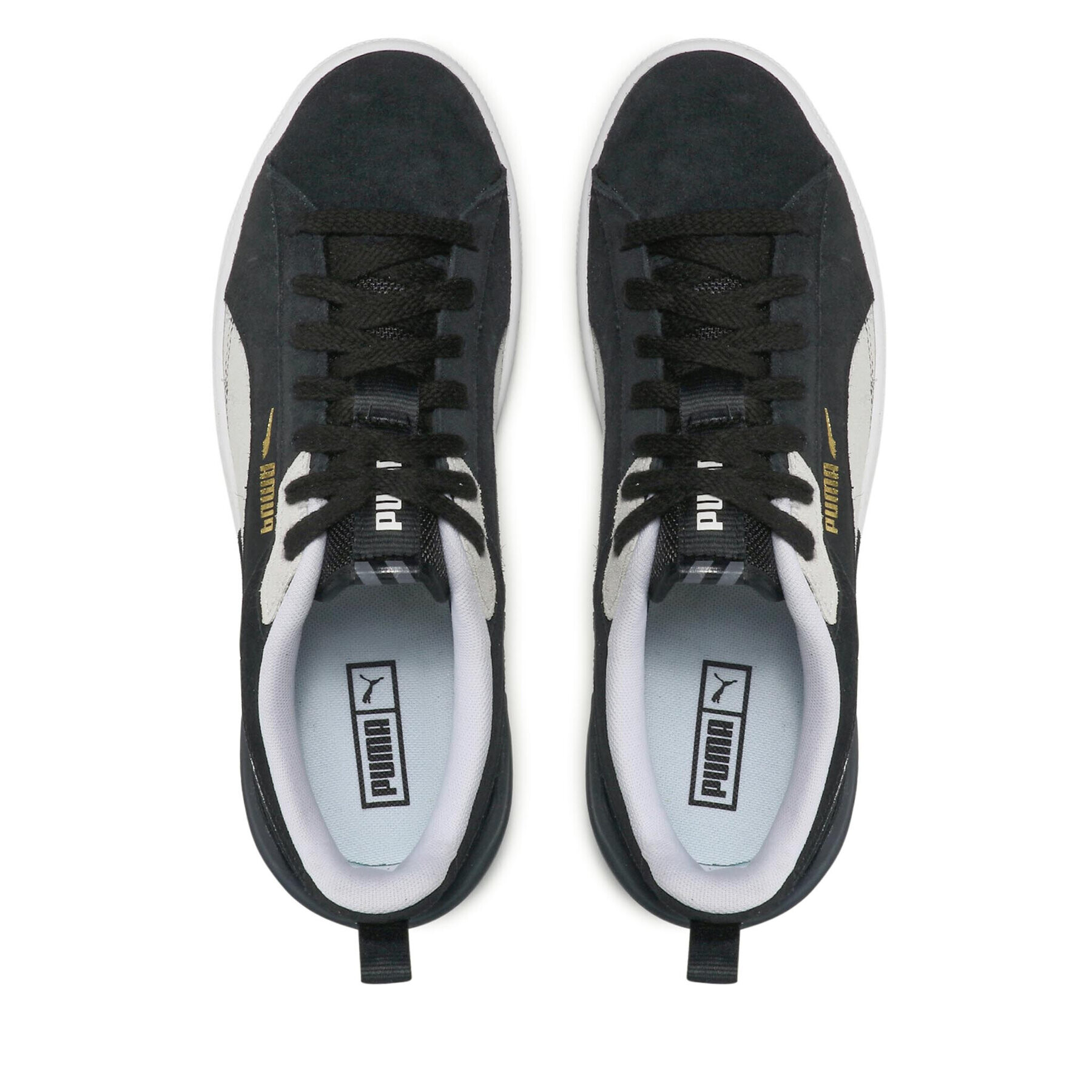 Puma Сникърси Suede Bloc 381183 02 Черен - Pepit.bg