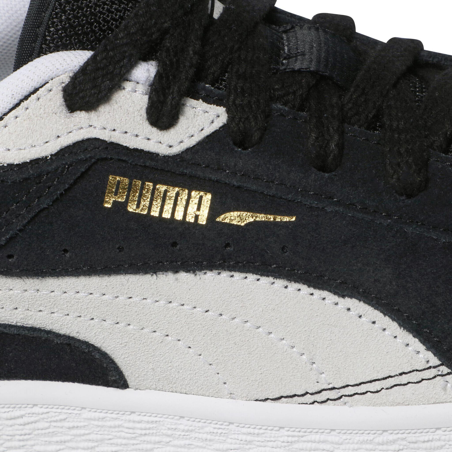 Puma Сникърси Suede Bloc 381183 02 Черен - Pepit.bg