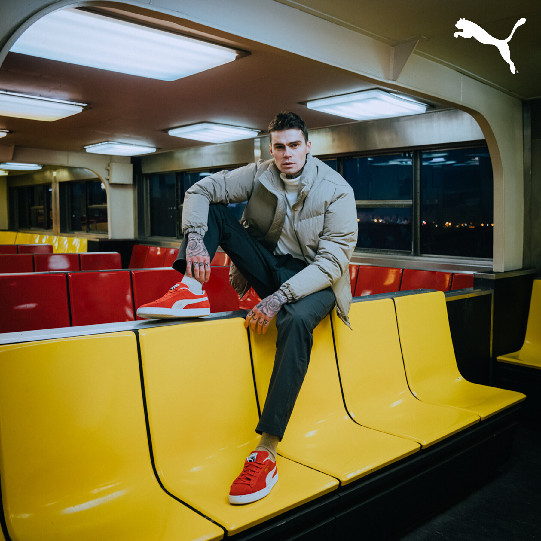 Puma Сникърси Suede Classic XXL 374915 02 Червен - Pepit.bg