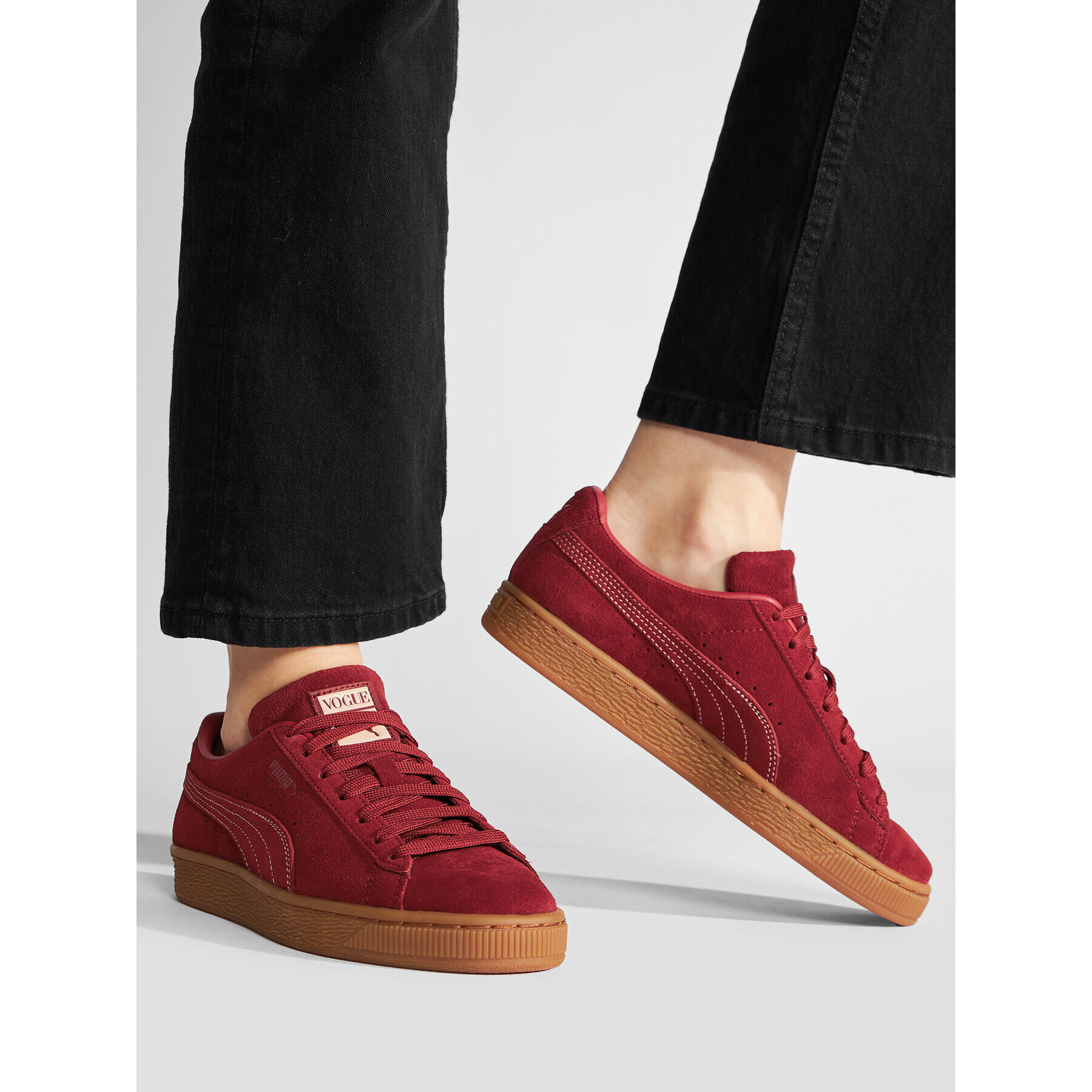 Puma Сникърси Suede Classics Vogue 387687 01 Червен - Pepit.bg