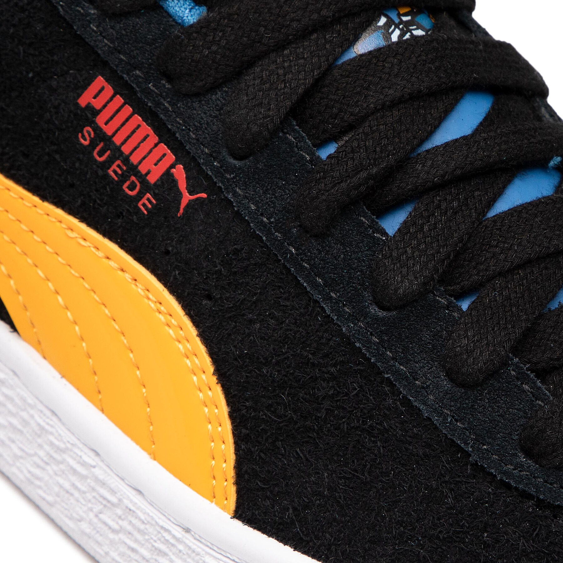 Puma Сникърси Suede Garfield Jr 384553 01 Черен - Pepit.bg