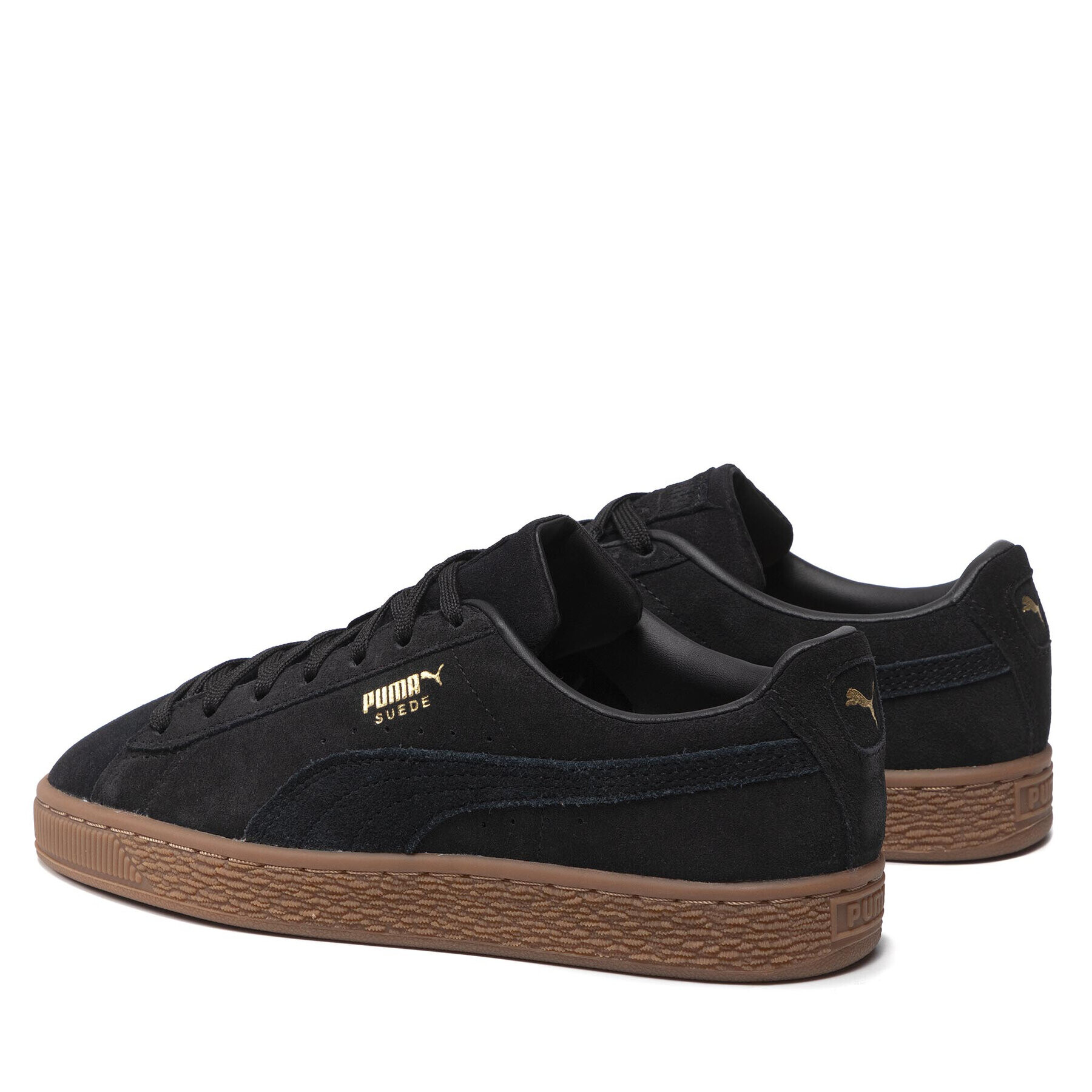 Puma Сникърси Suede Gum Jr 382237 01 Черен - Pepit.bg
