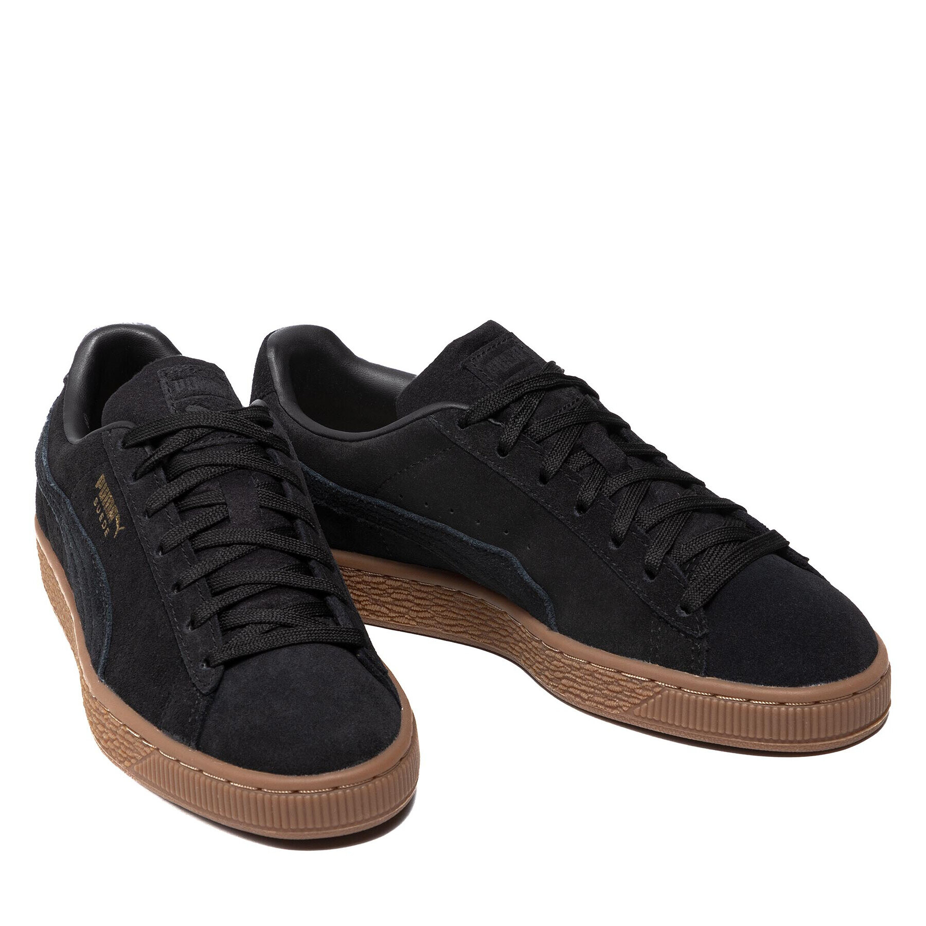 Puma Сникърси Suede Gum Jr 382237 01 Черен - Pepit.bg