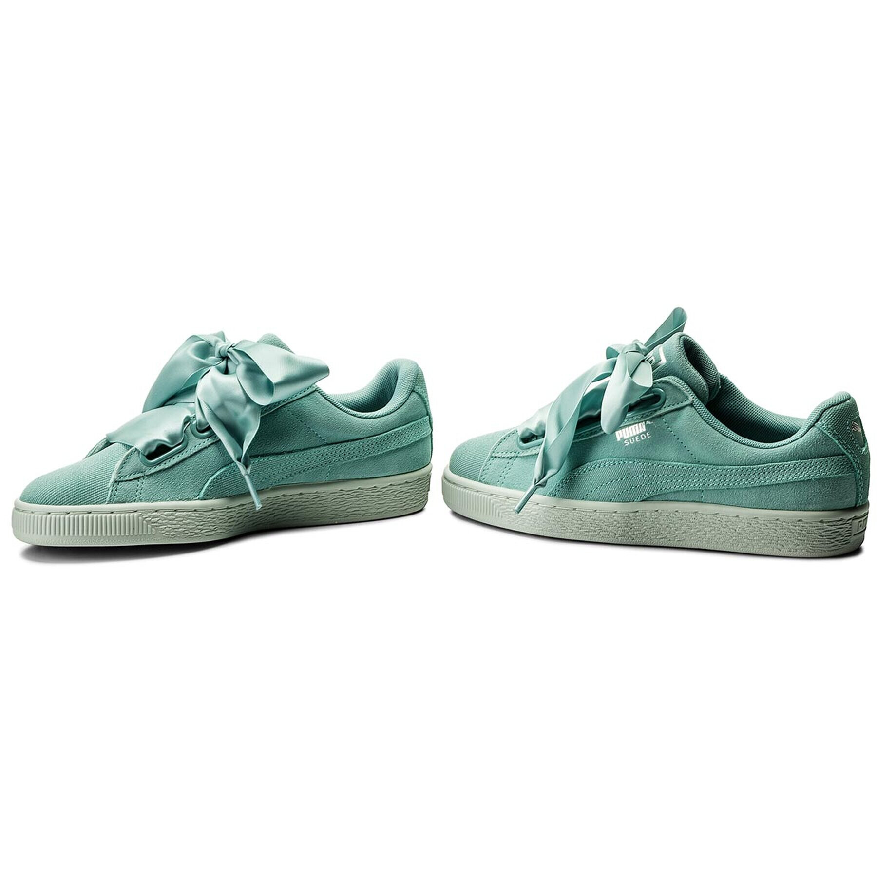 Puma Сникърси Suede Heart Pebble Wn's 365210 03 Син - Pepit.bg