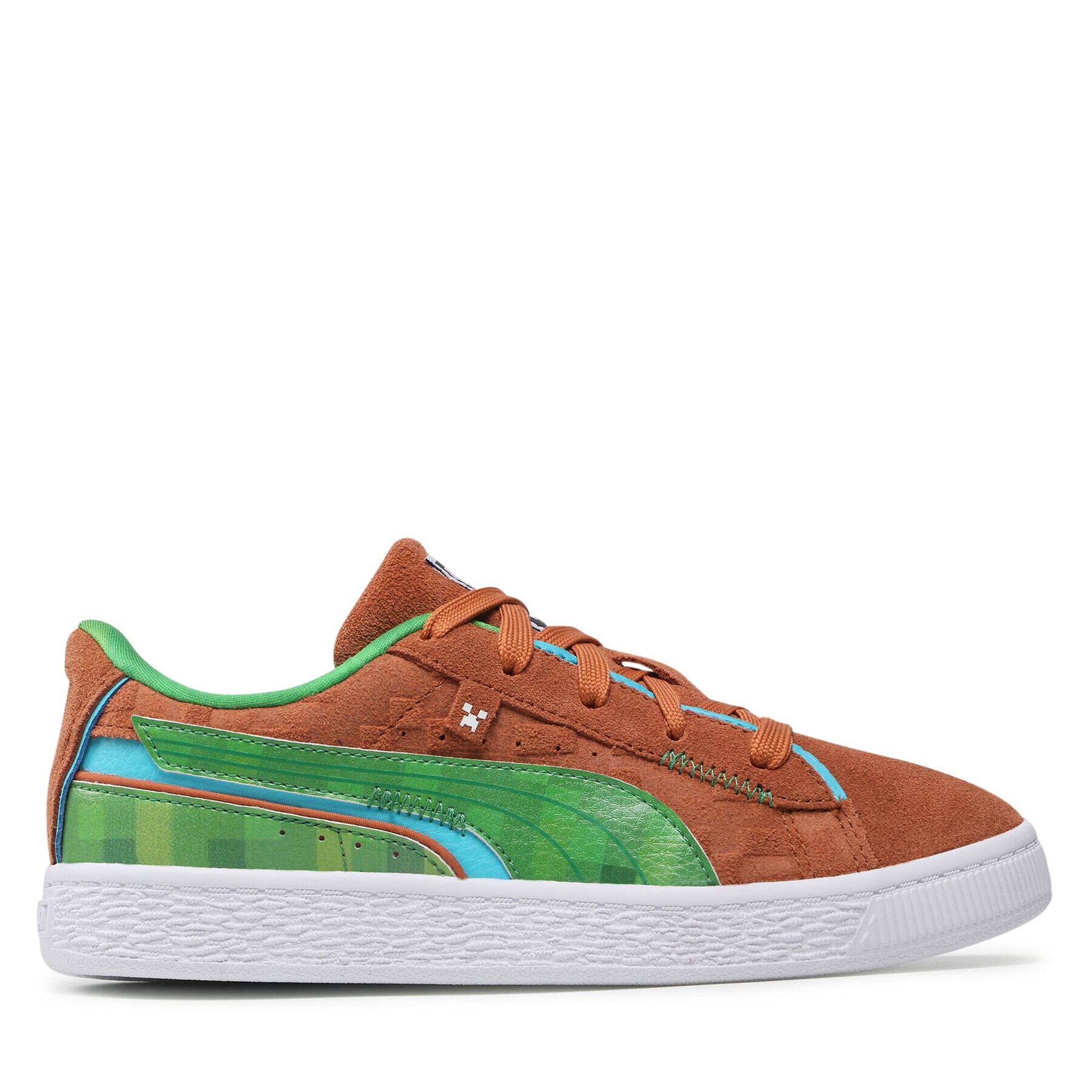 Puma Сникърси Suede Minecraft Ps 384486 01 Кафяв - Pepit.bg