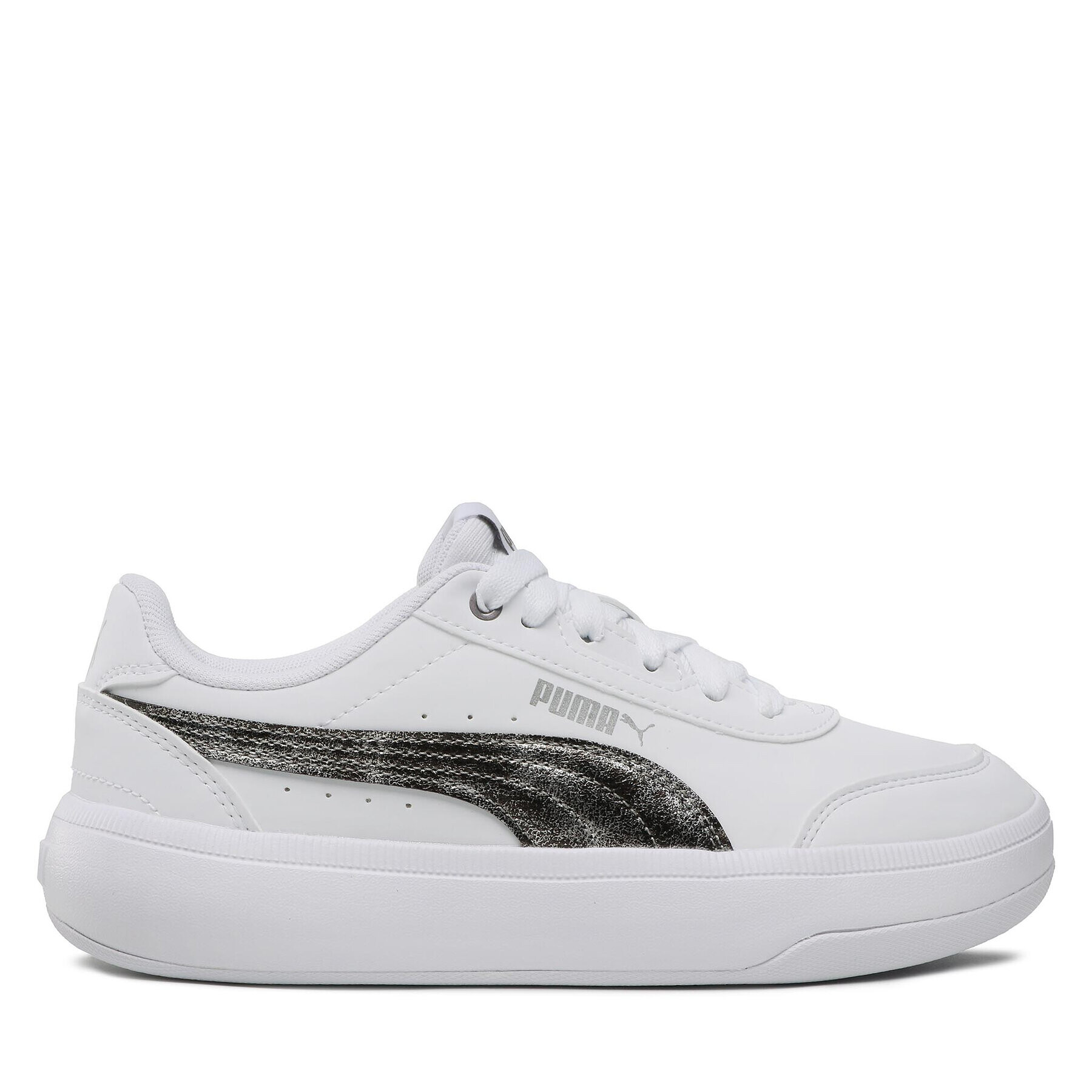 Puma Сникърси Tori Raw Metallics 384599 01 Бял - Pepit.bg