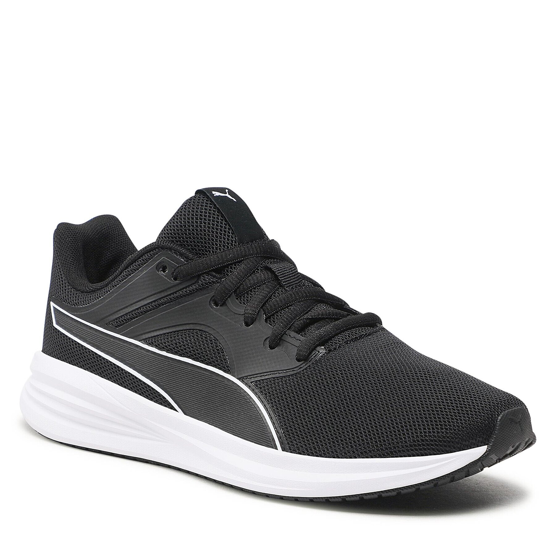 Puma Сникърси Transport Jr 386253 01 Черен - Pepit.bg