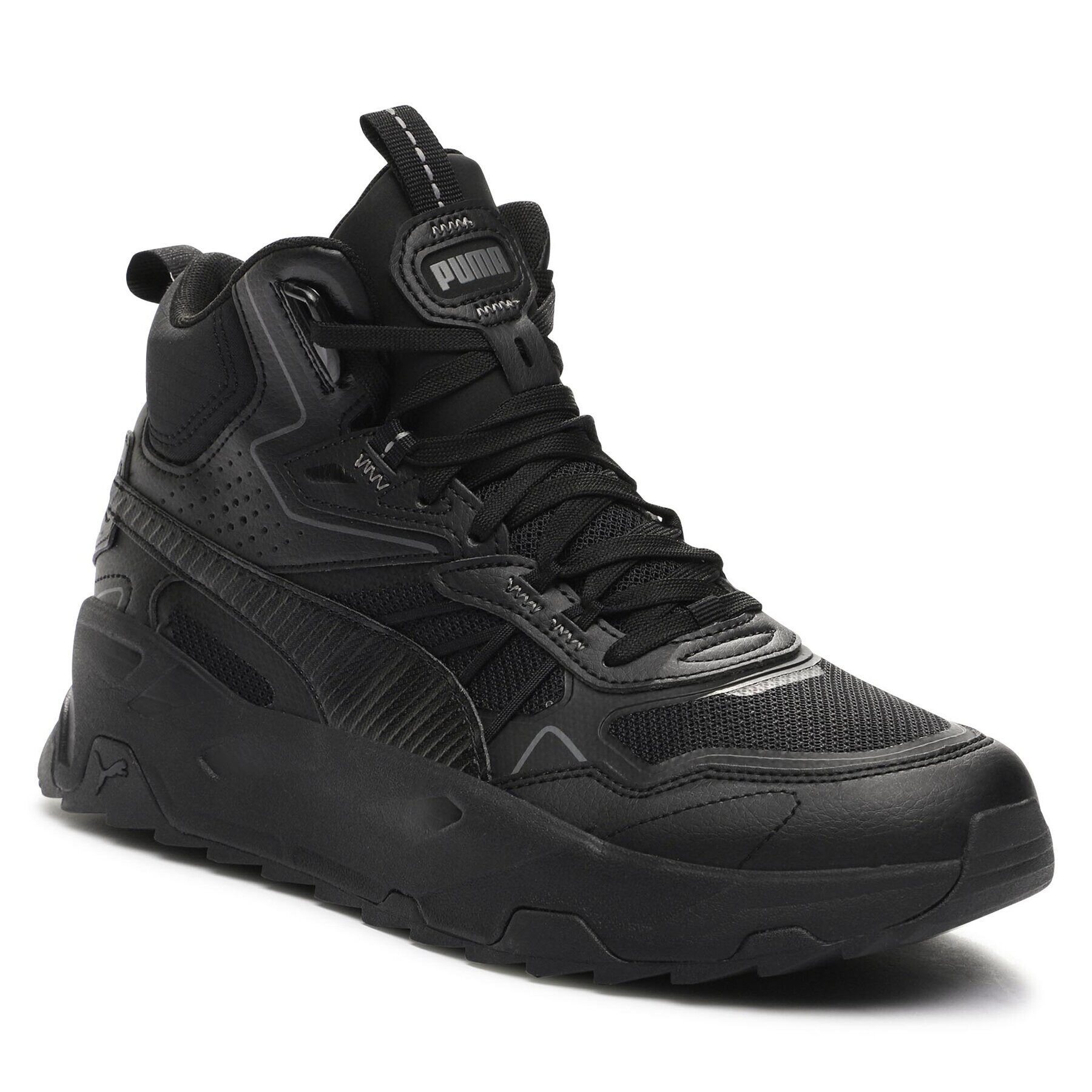 Puma Сникърси Trinity Mid Hybrid 392327 01 Черен - Pepit.bg