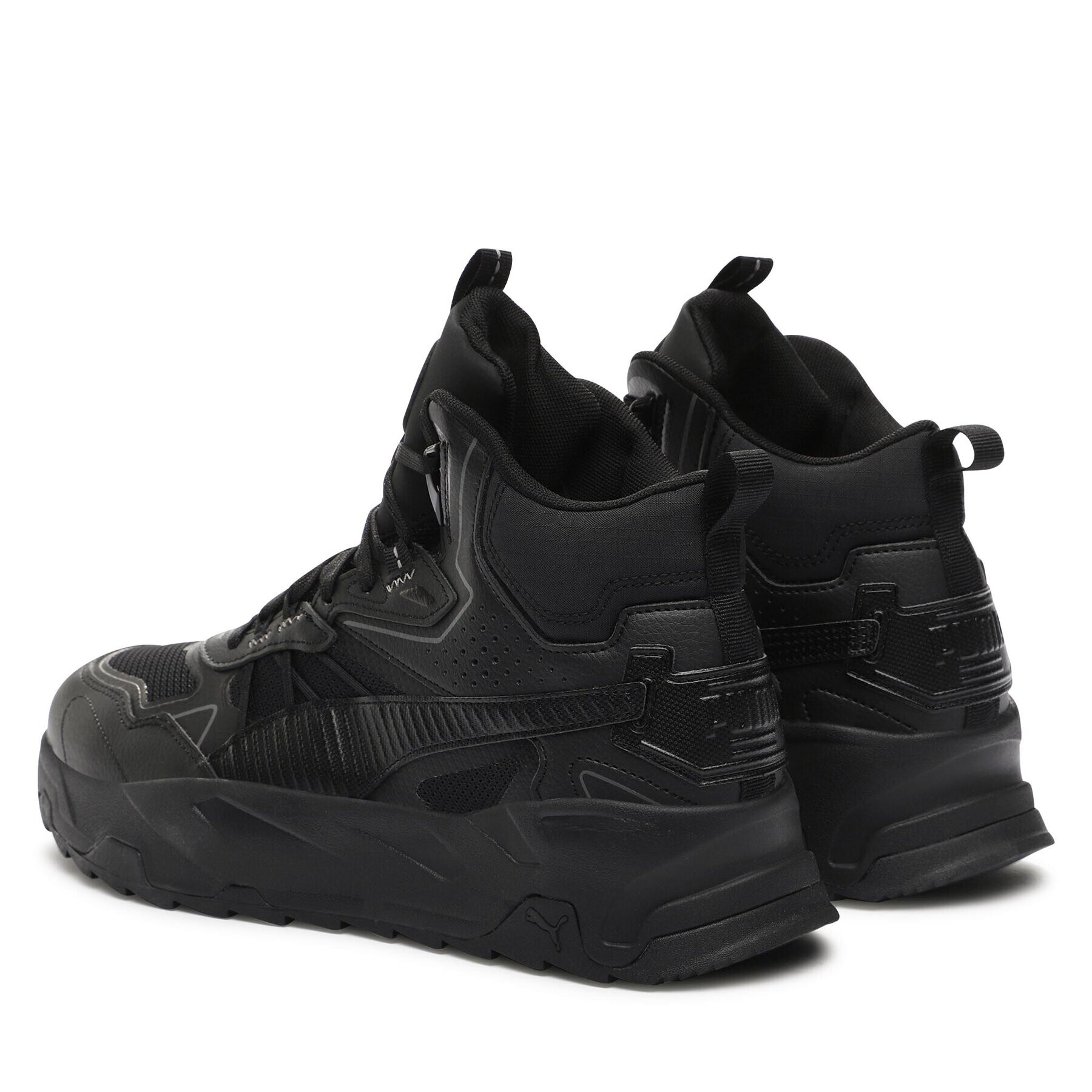 Puma Сникърси Trinity Mid Hybrid 392327 01 Черен - Pepit.bg