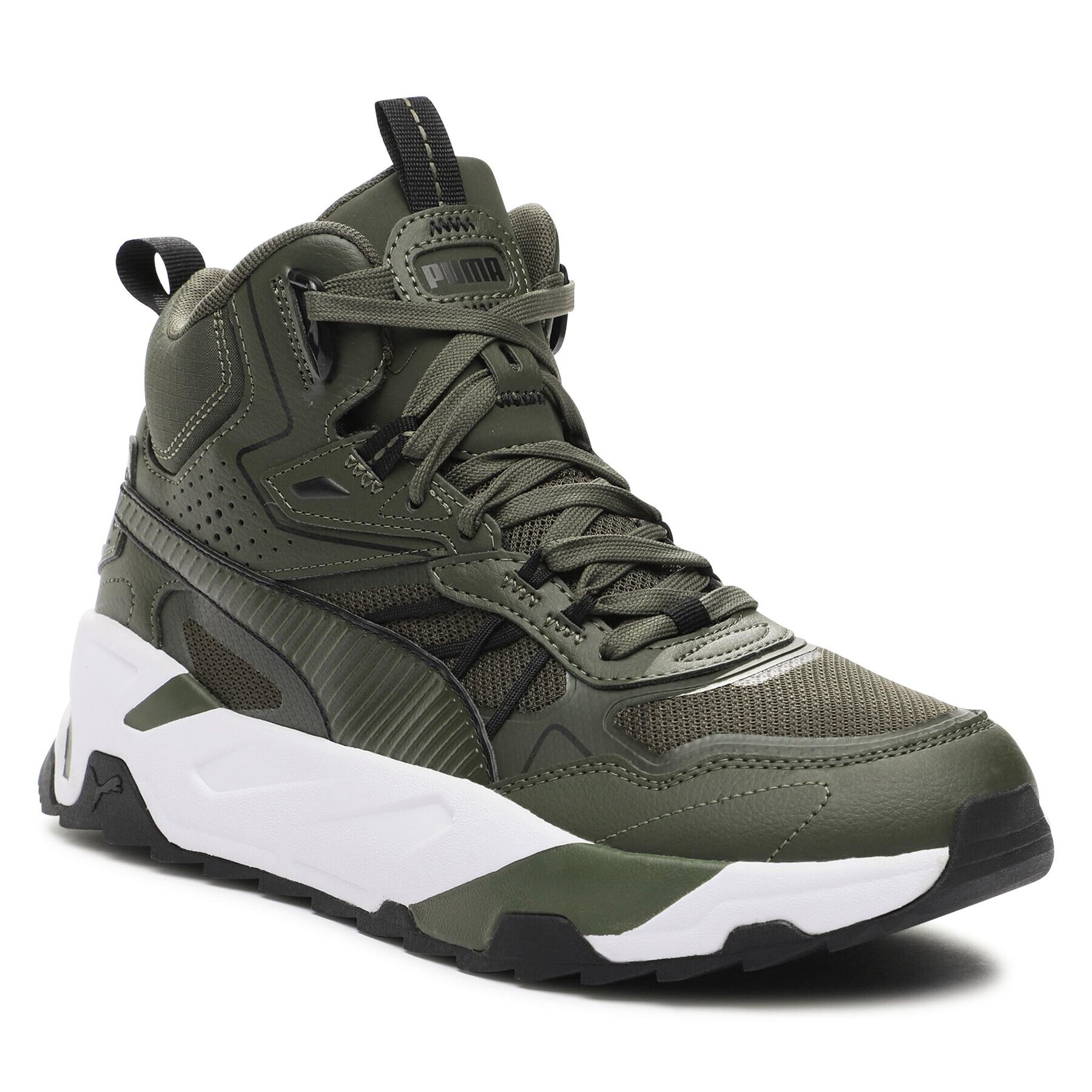 Puma Сникърси Trinity Mid Hybrid 392327 02 Зелен - Pepit.bg