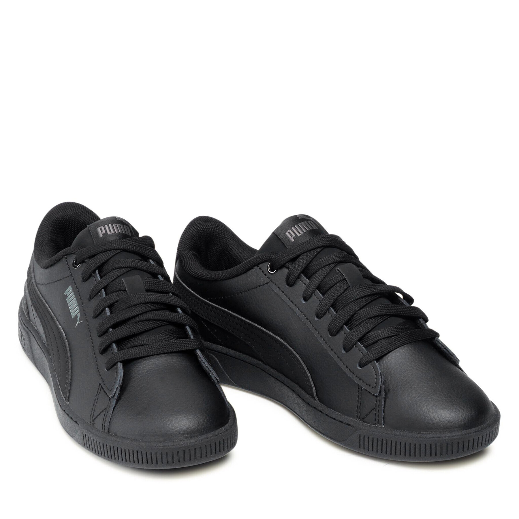 Puma Сникърси Vikky V3 Lthr 383115 01 Черен - Pepit.bg