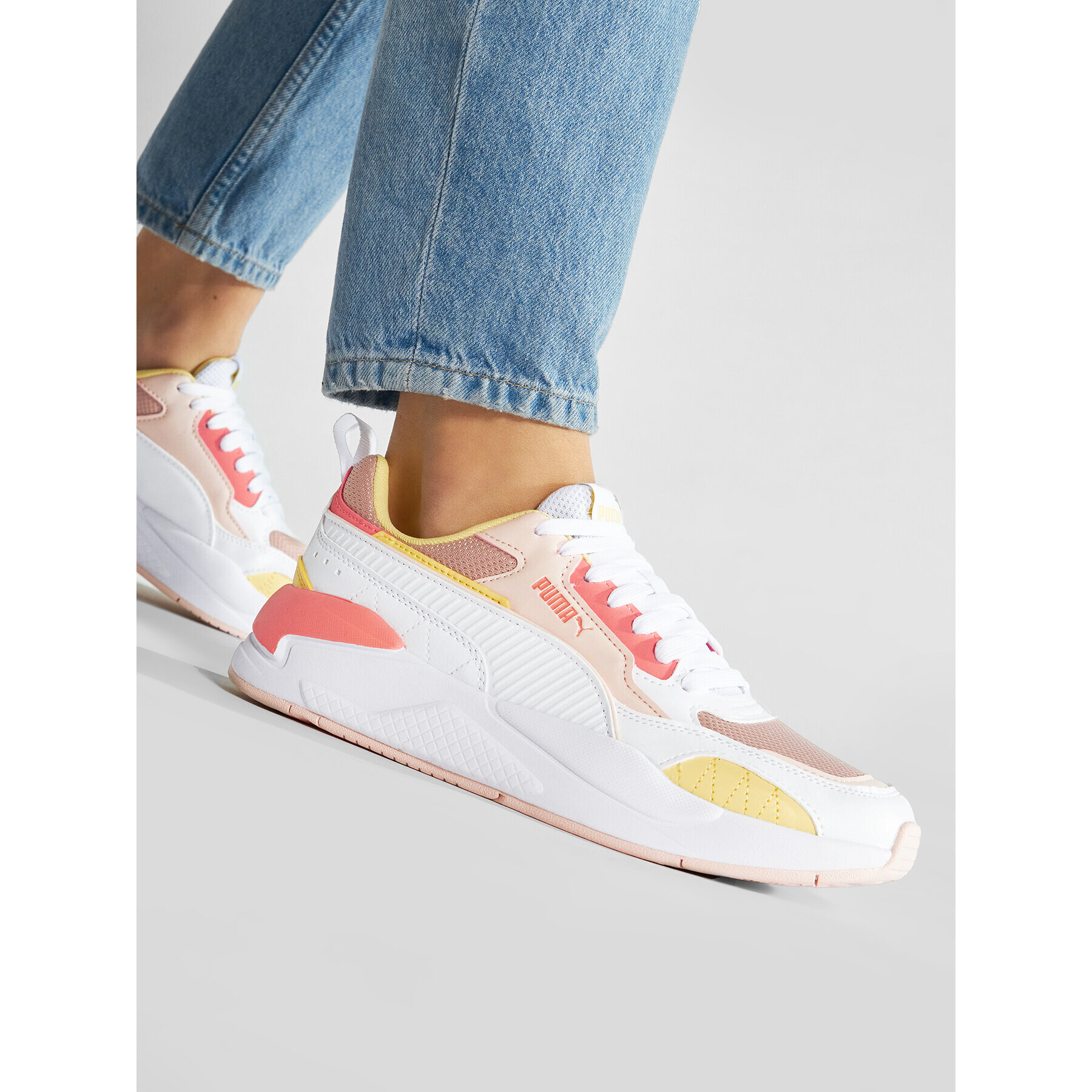 Puma Сникърси X-Ray 2 Square 373108 55 Бял - Pepit.bg