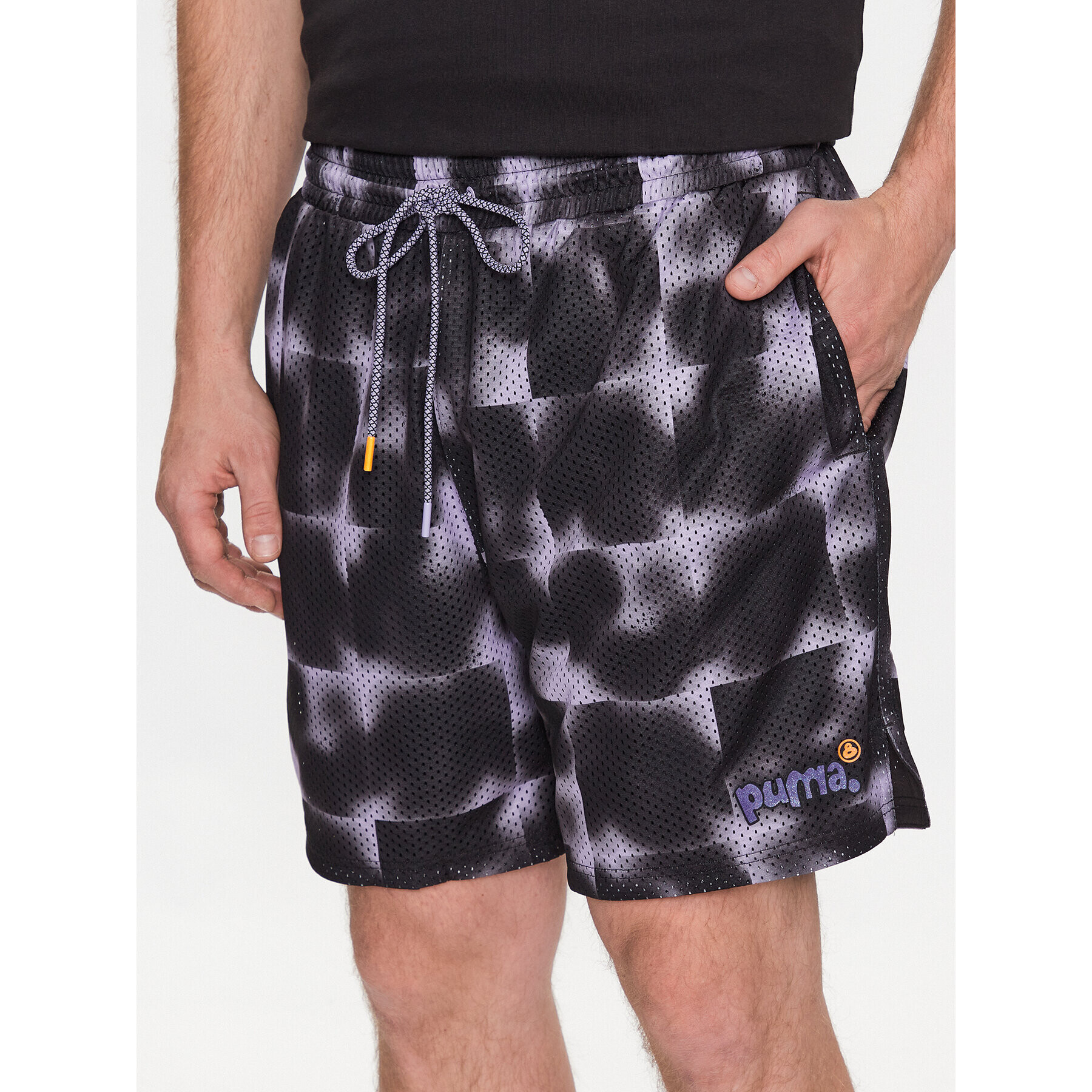 Puma Спортни шорти 8ENJAMIN 539823 Черен Relaxed Fit - Pepit.bg