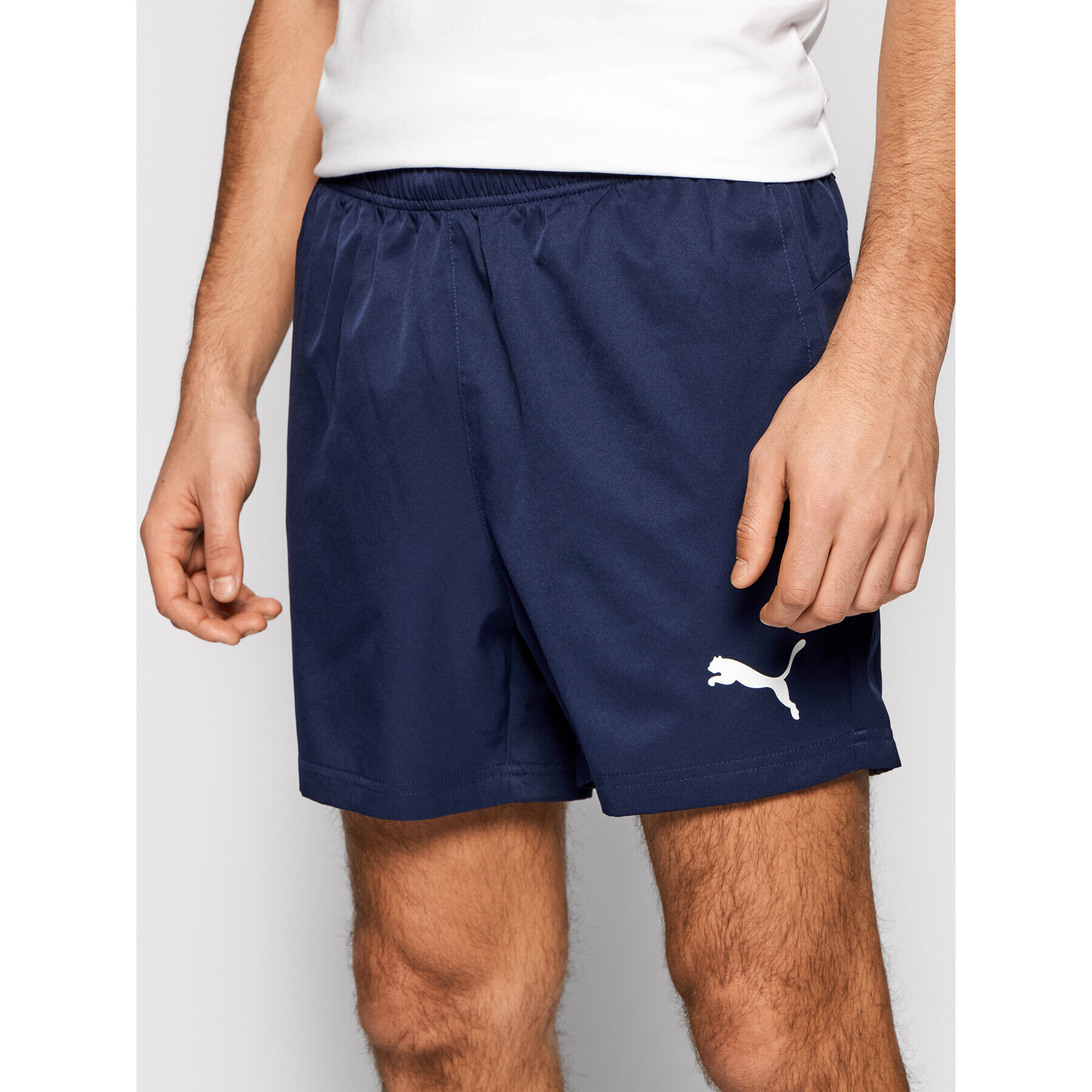 Puma Спортни шорти Active Woven 5" 586728 Тъмносин Regular Fit - Pepit.bg