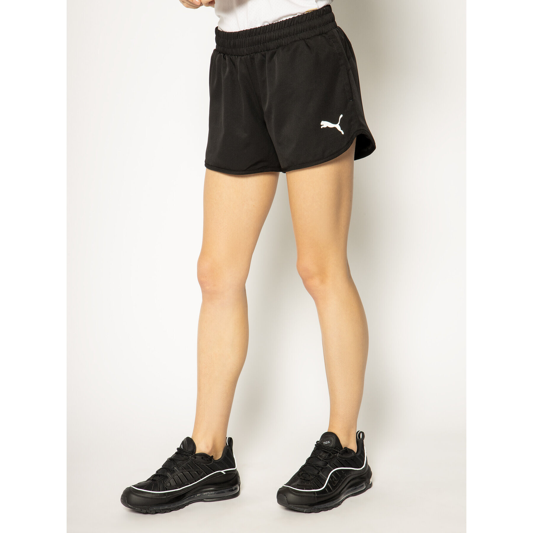 Puma Спортни шорти Active Woven 851776 Черен Regular Fit - Pepit.bg