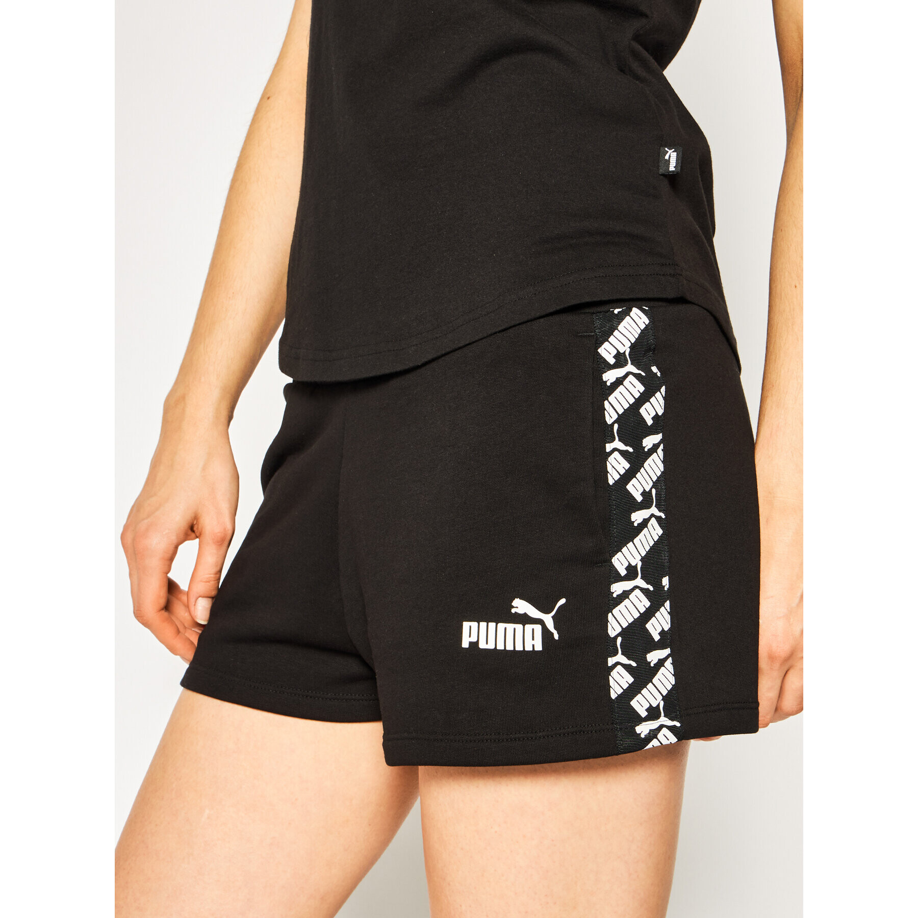 Puma Спортни шорти Amplified 582548 Черен Regular Fit - Pepit.bg