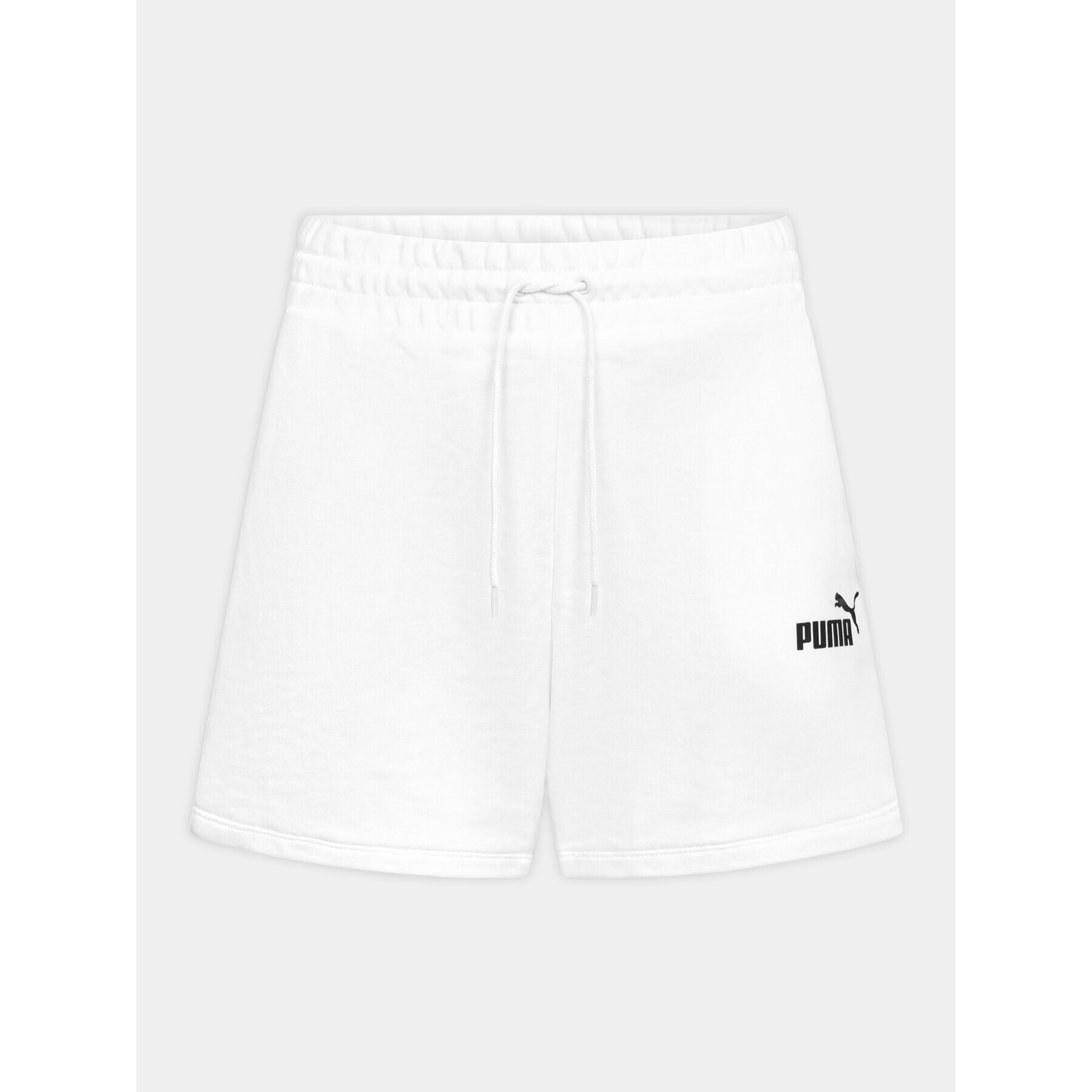 Puma Спортни шорти Ess 5 High Waist Shorts Tr 84833902 Бял Regular Fit - Pepit.bg