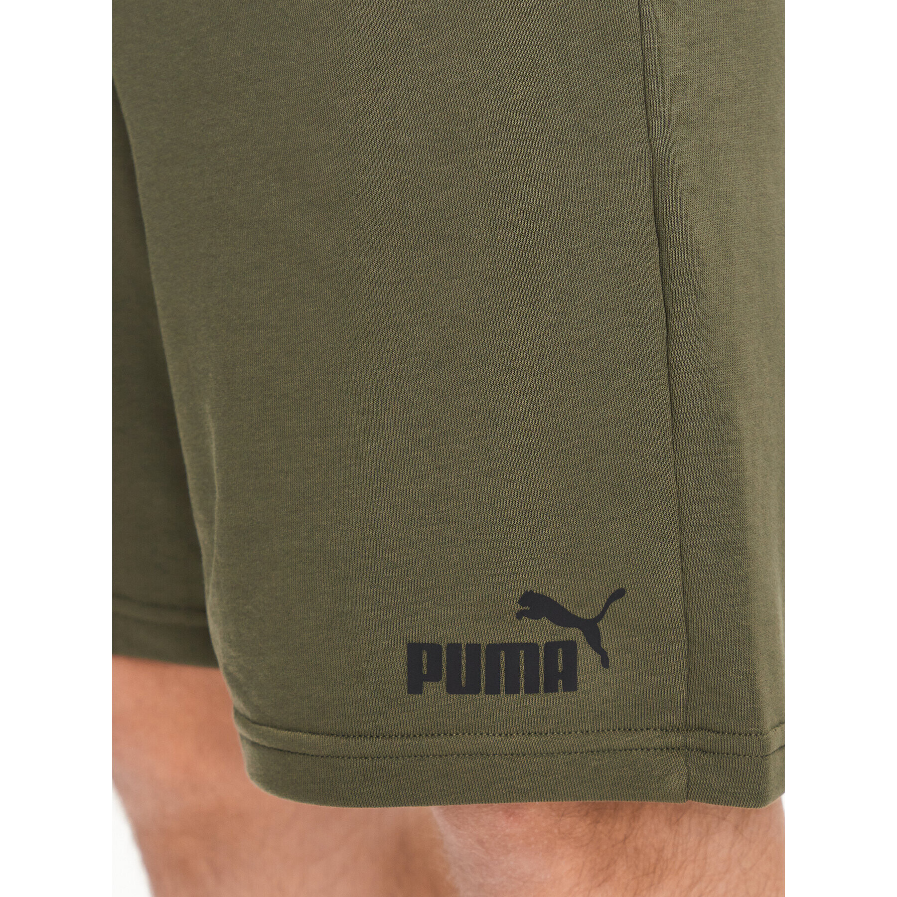 Puma Спортни шорти Essentials 586710 Зелен Regular Fit - Pepit.bg