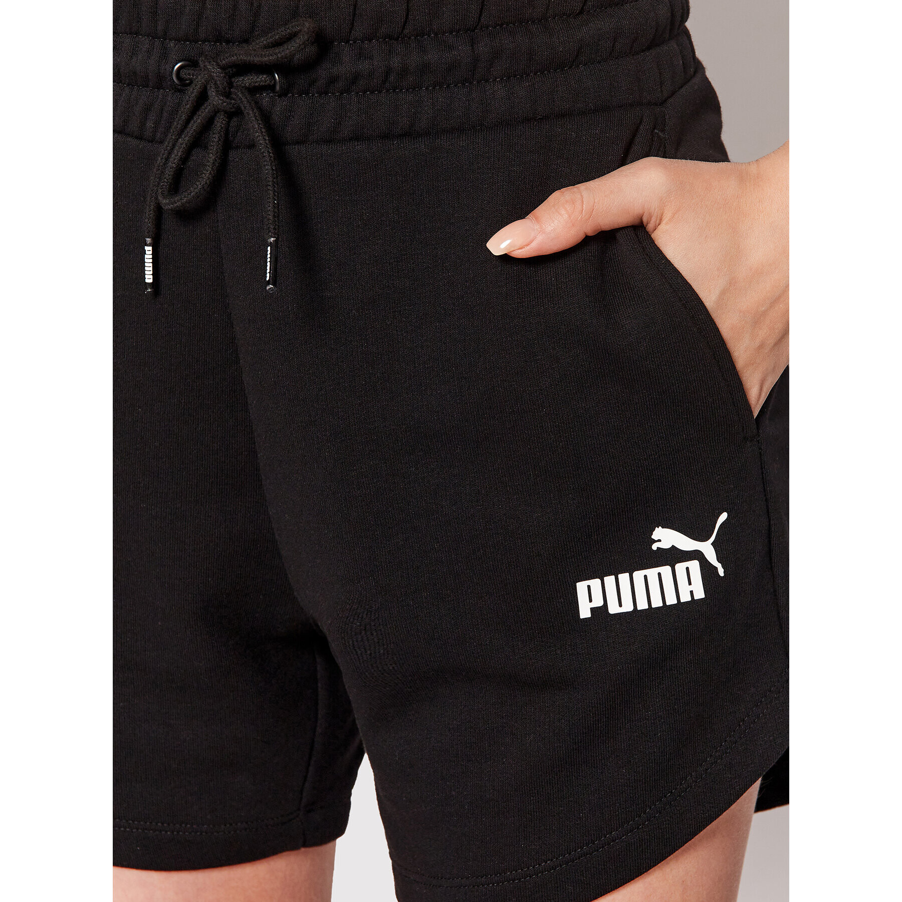 Puma Спортни шорти Essentials 848339 Черен Regular Fit - Pepit.bg