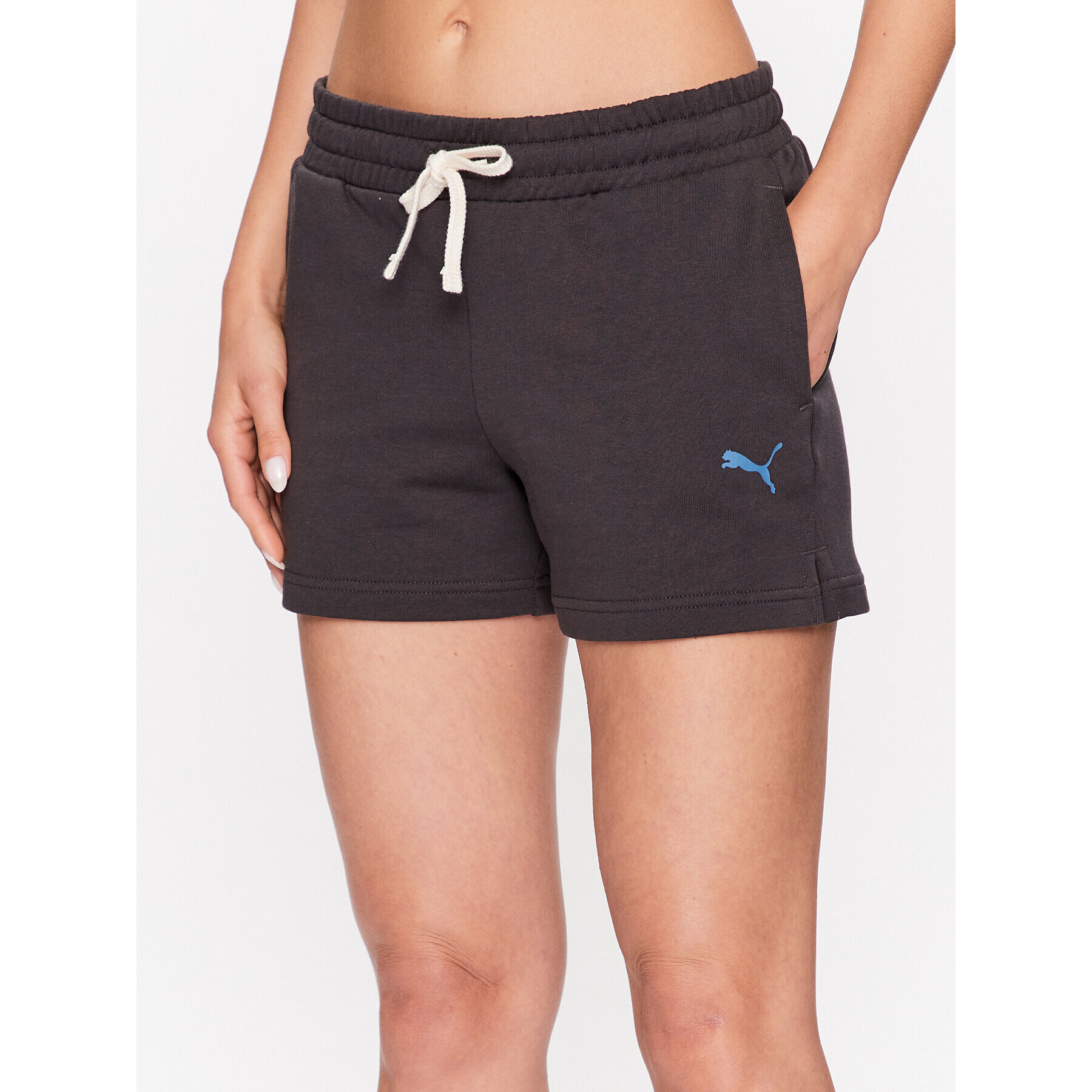Puma Спортни шорти Essentials Better 673300 Сив Regular Fit - Pepit.bg