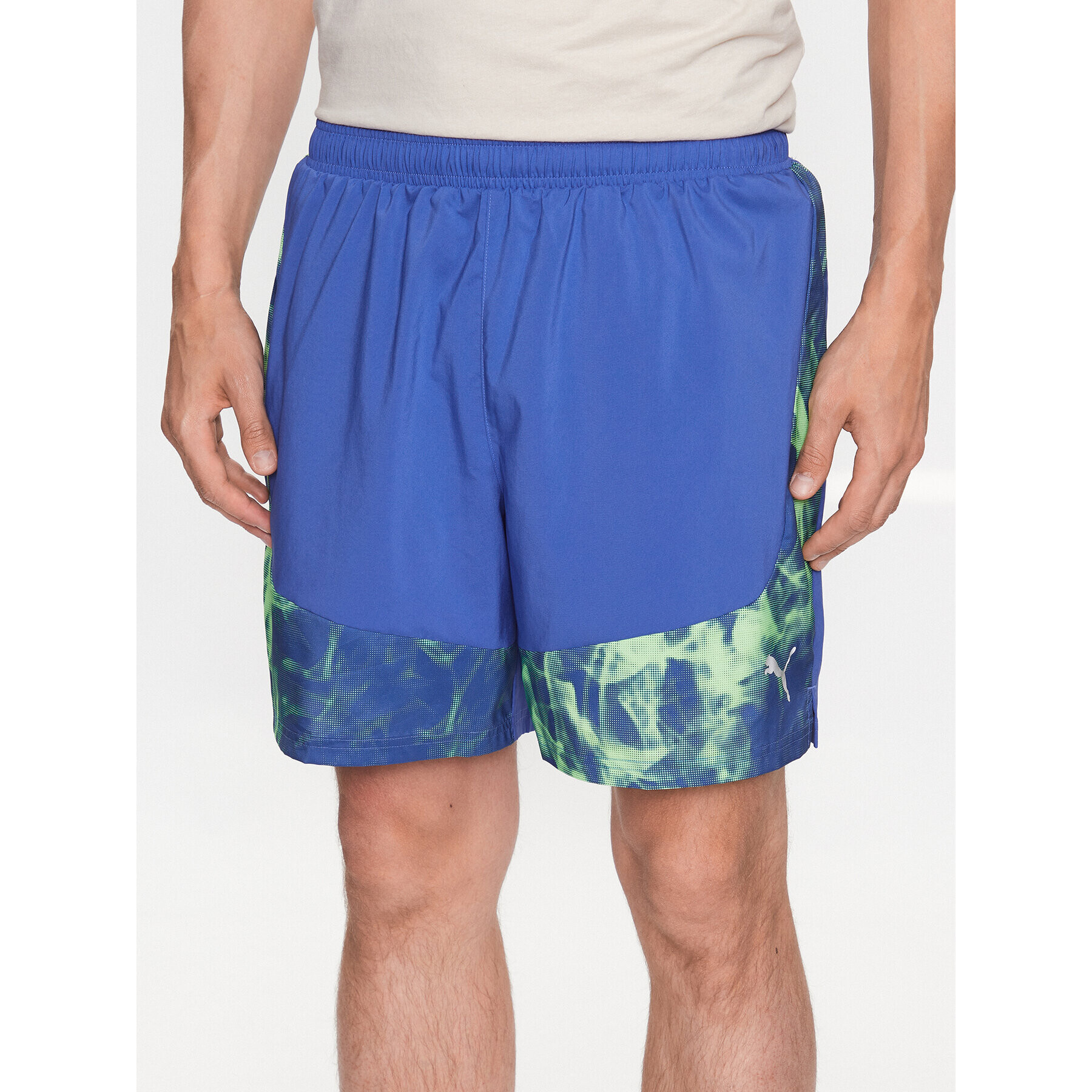 Puma Спортни шорти Run Favorite Session 523587 Син Regular Fit - Pepit.bg