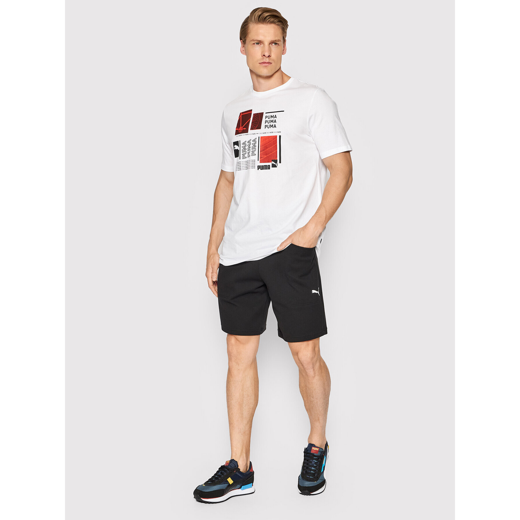 Puma Спортни шорти Scuderia 533748 Черен Regular Fit - Pepit.bg