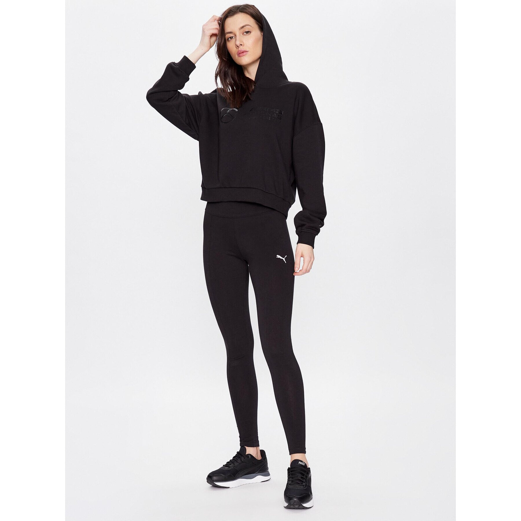 Puma Суитшърт 534925 Черен Loose Fit - Pepit.bg