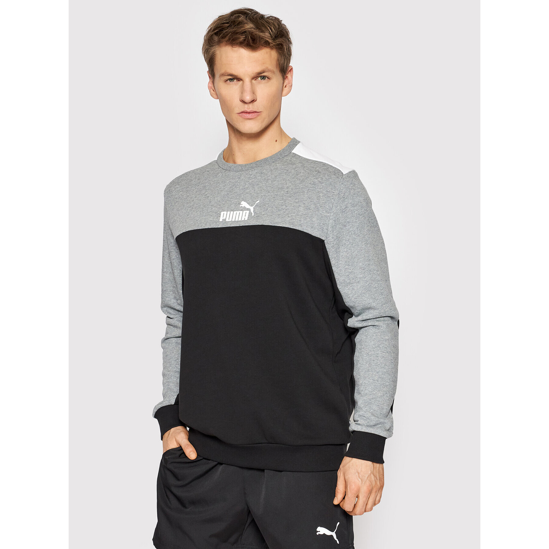 Puma Суитшърт 847427 Черен Regular Fit - Pepit.bg