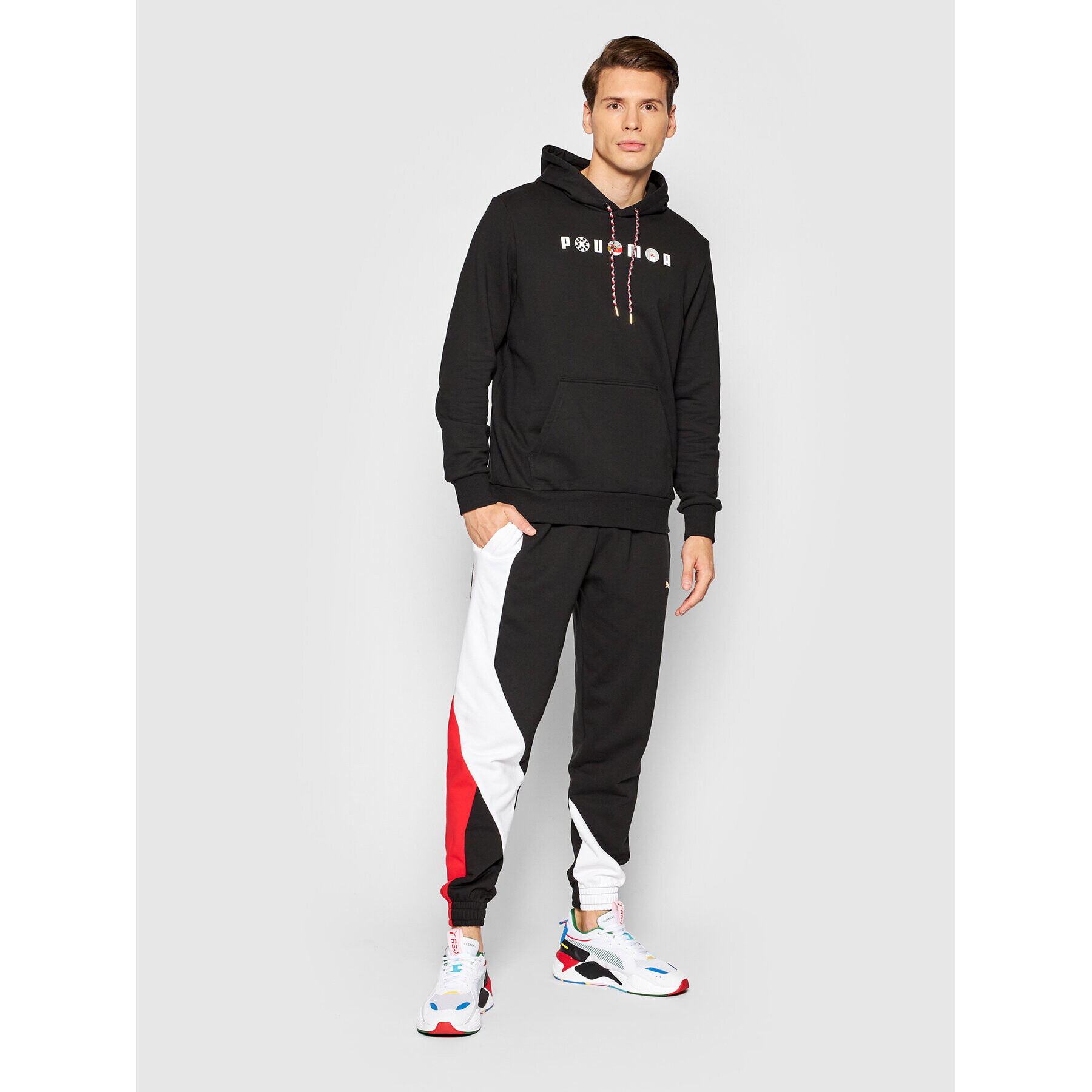 Puma Суитшърт As Graphic 531577 Черен Regular Fit - Pepit.bg