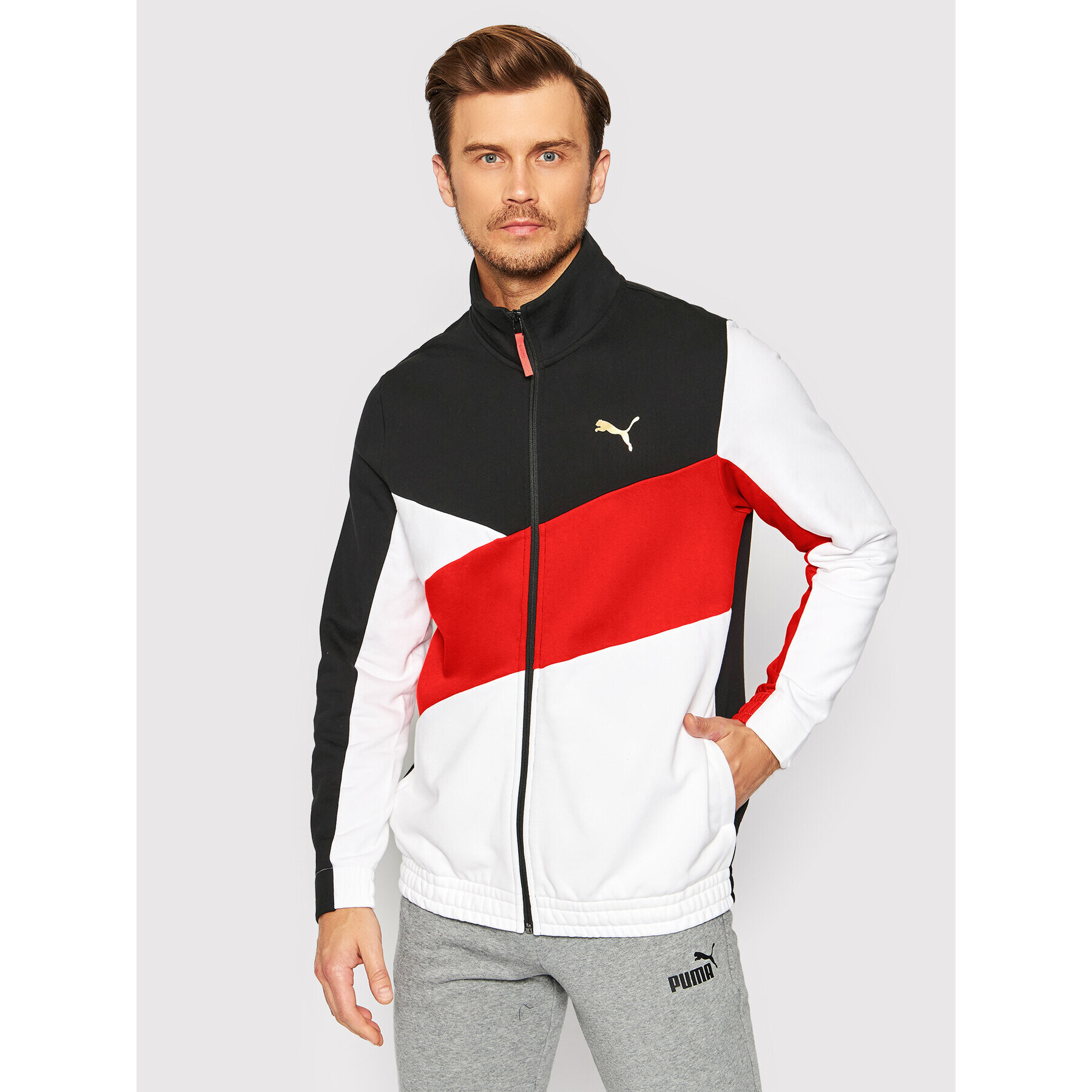 Puma Суитшърт As Track 531567 Черен Regular Fit - Pepit.bg