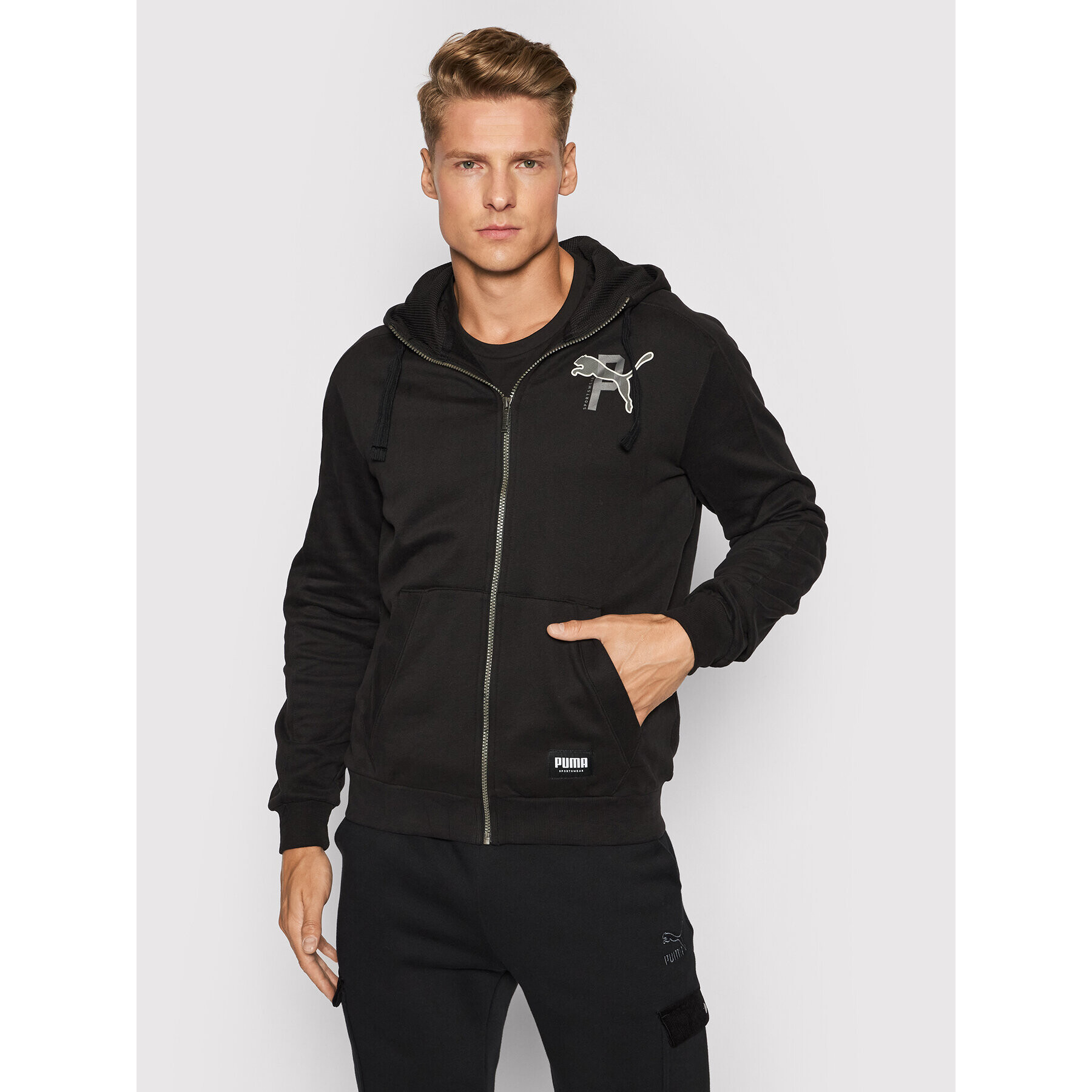 Puma Суитшърт Athletics 583458 Черен Regular Fit - Pepit.bg