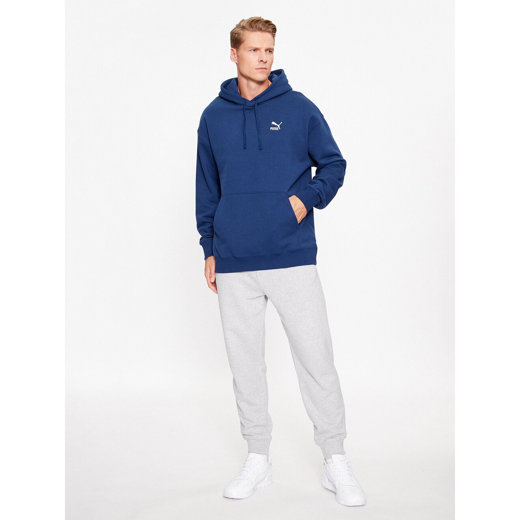 Puma Суитшърт Better Classics 621321 Син Relaxed Fit - Pepit.bg