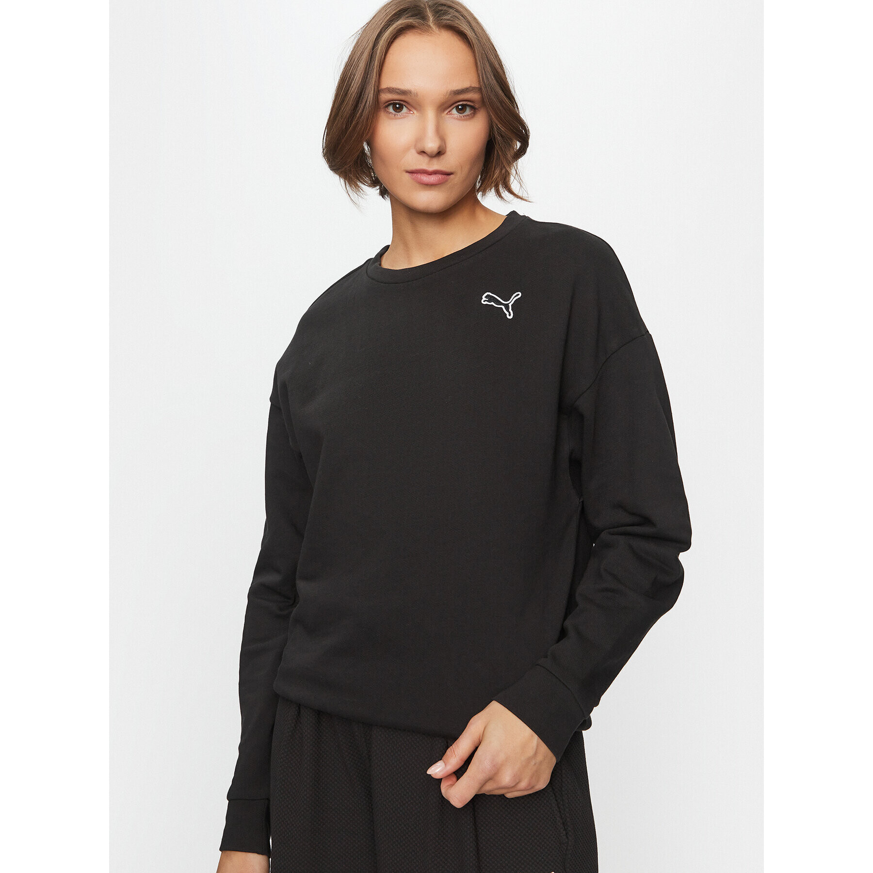 Puma Суитшърт Better Essentials 675987 Черен Comfort Fit - Pepit.bg