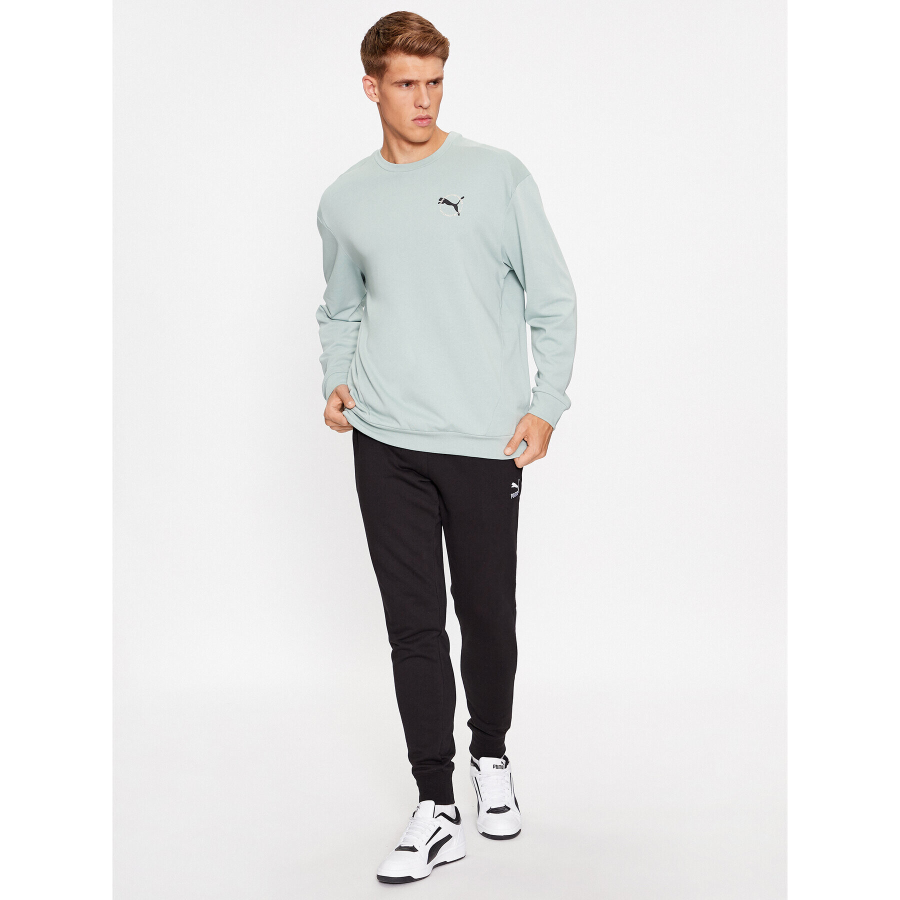 Puma Суитшърт Better Sportswear 676063 Зелен Regular Fit - Pepit.bg