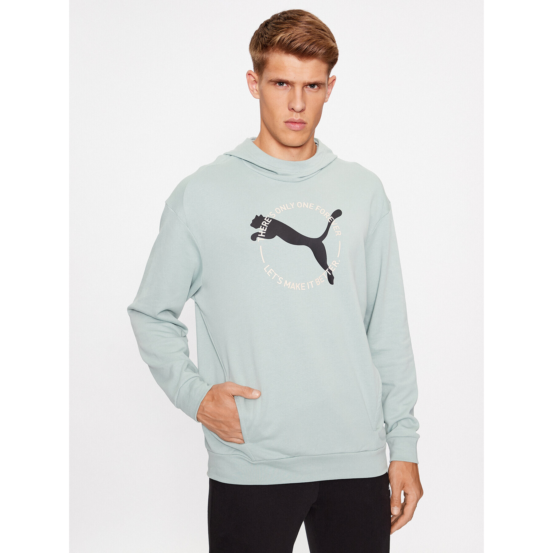 Puma Суитшърт Better Sportswear 676064 Зелен Regular Fit - Pepit.bg