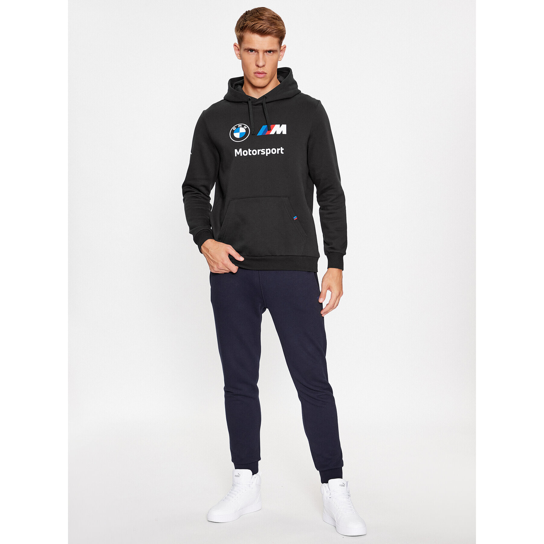 Puma Суитшърт Bmw Mms Ess 621301 Черен Regular Fit - Pepit.bg