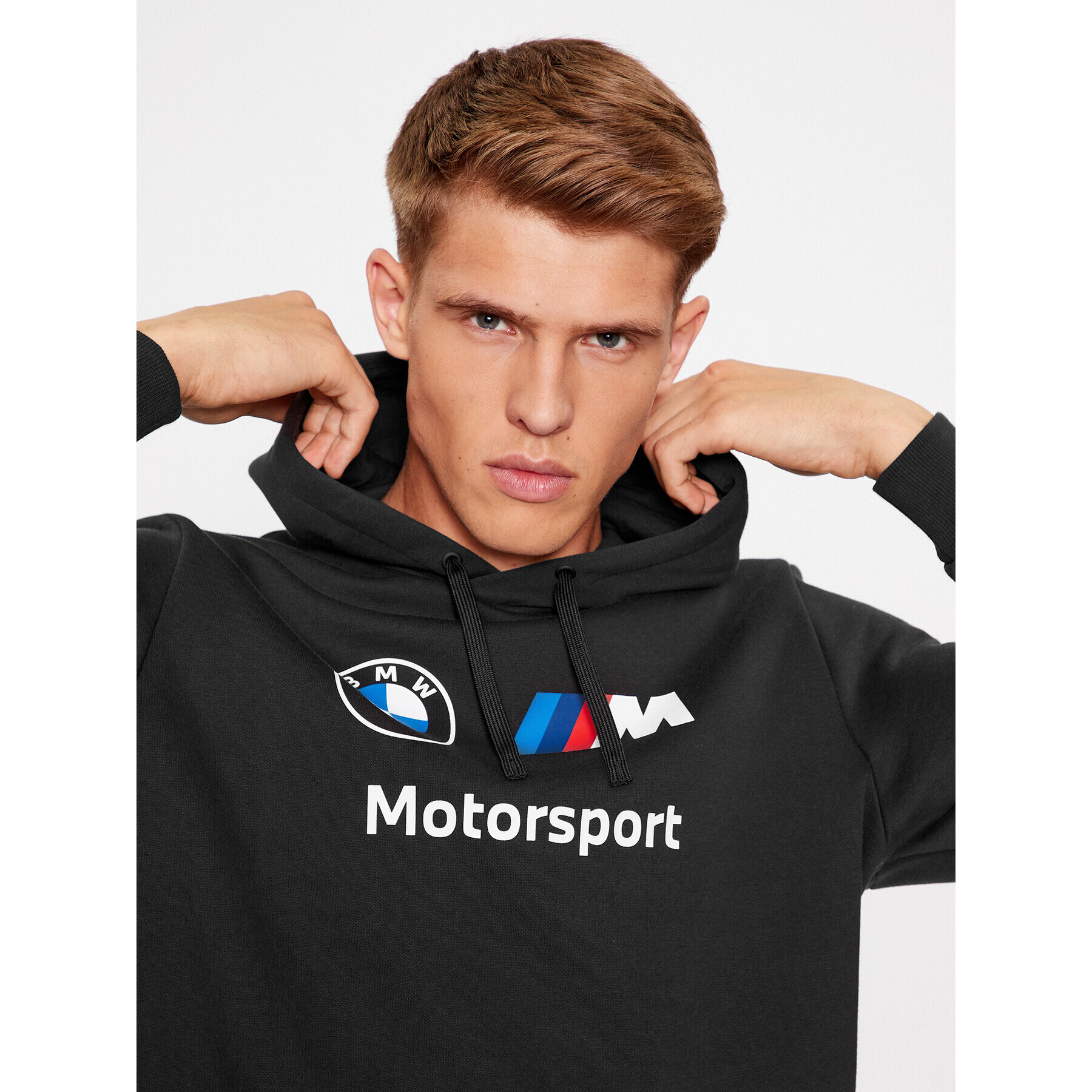Puma Суитшърт Bmw Mms Ess 621301 Черен Regular Fit - Pepit.bg