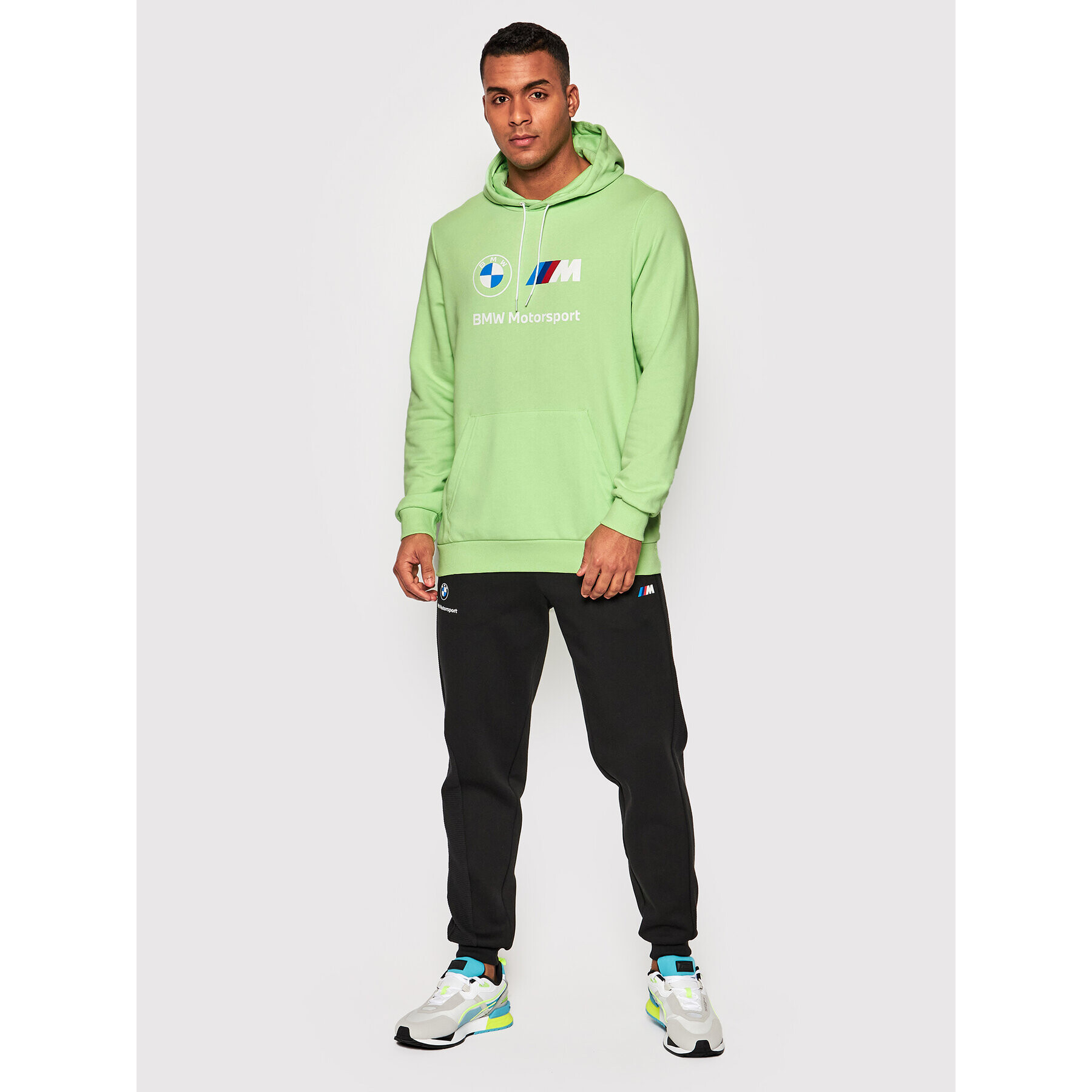 Puma Суитшърт Bmw Mms Essentials 533399 Зелен Regular Fit - Pepit.bg