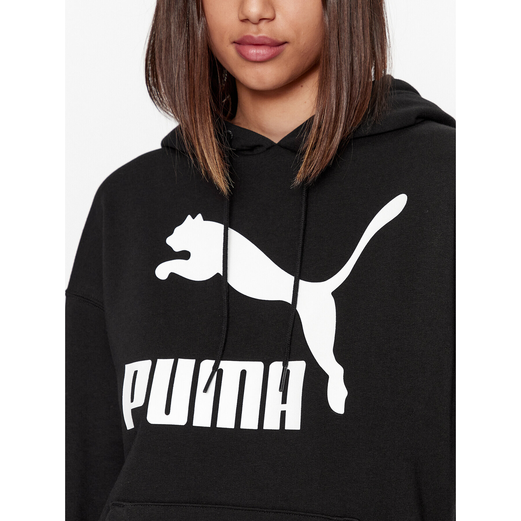 Puma Суитшърт Classics Logo 530074 Черен Regular Fit - Pepit.bg