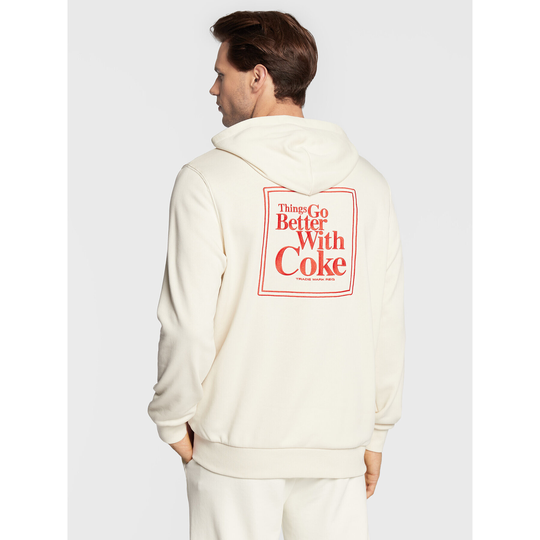 Puma Суитшърт COCA-COLA 536161 Бежов Regular Fit - Pepit.bg