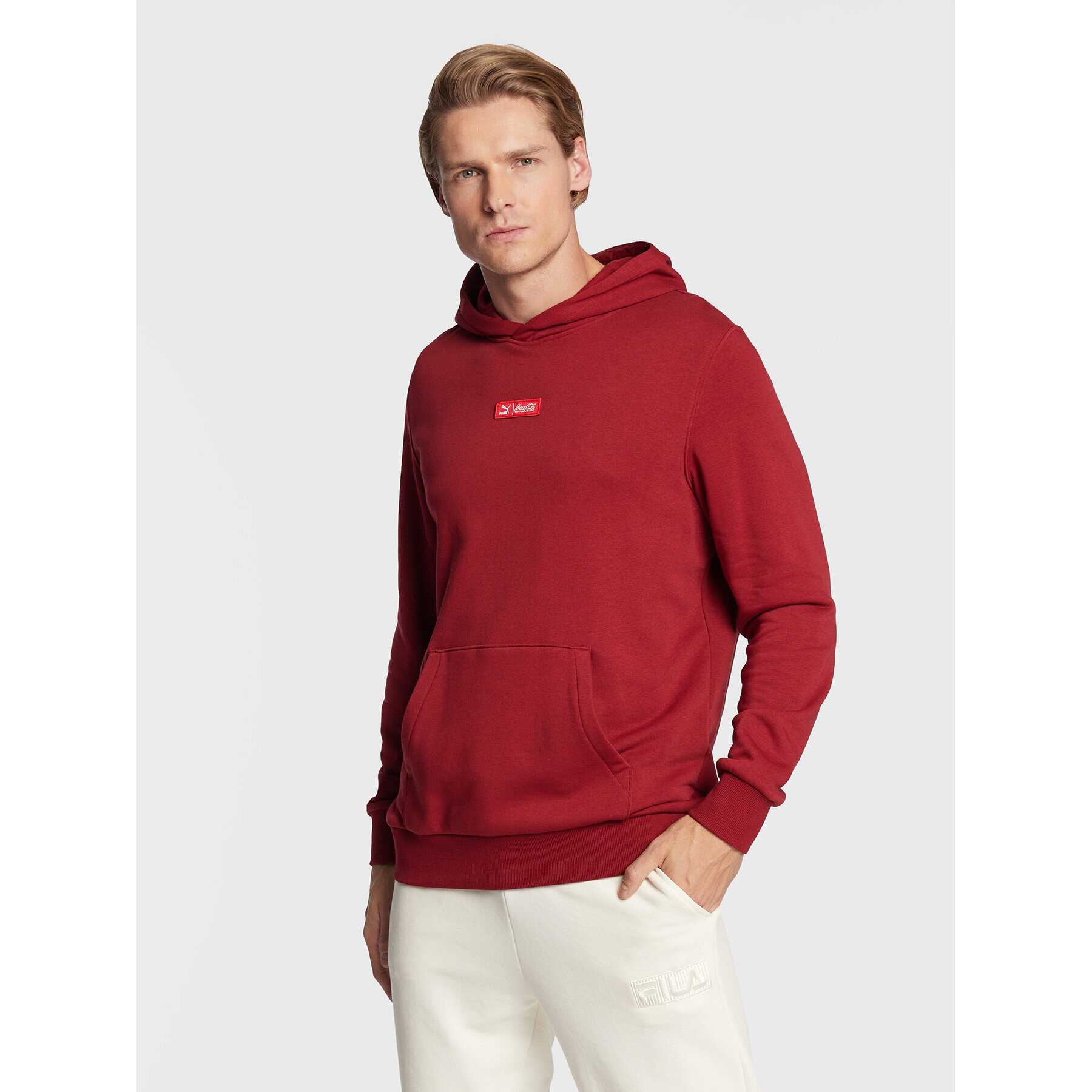 Puma Суитшърт COCA-COLA 536161 Червен Regular Fit - Pepit.bg