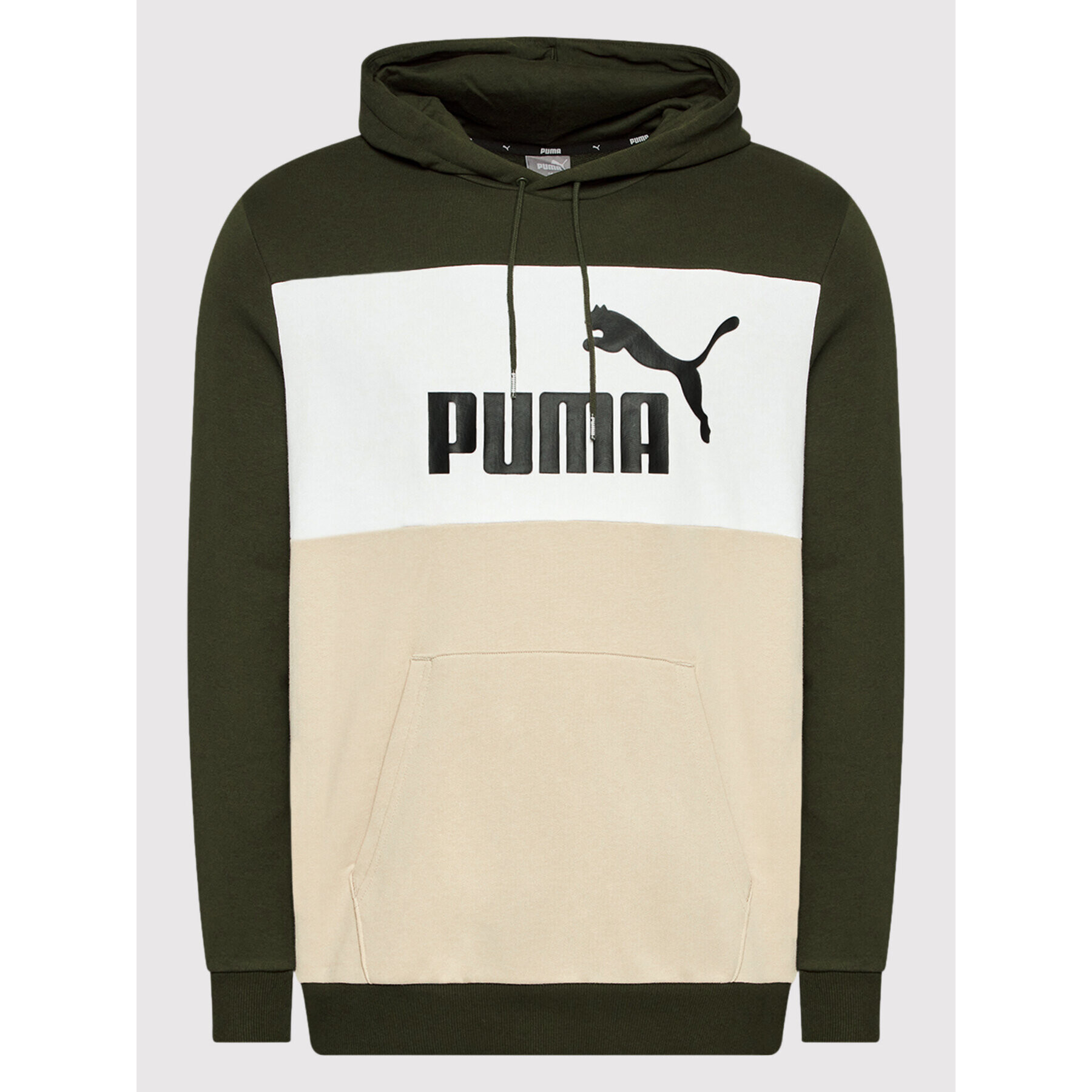 Puma Суитшърт Colorblock 848772 Зелен Regular Fit - Pepit.bg