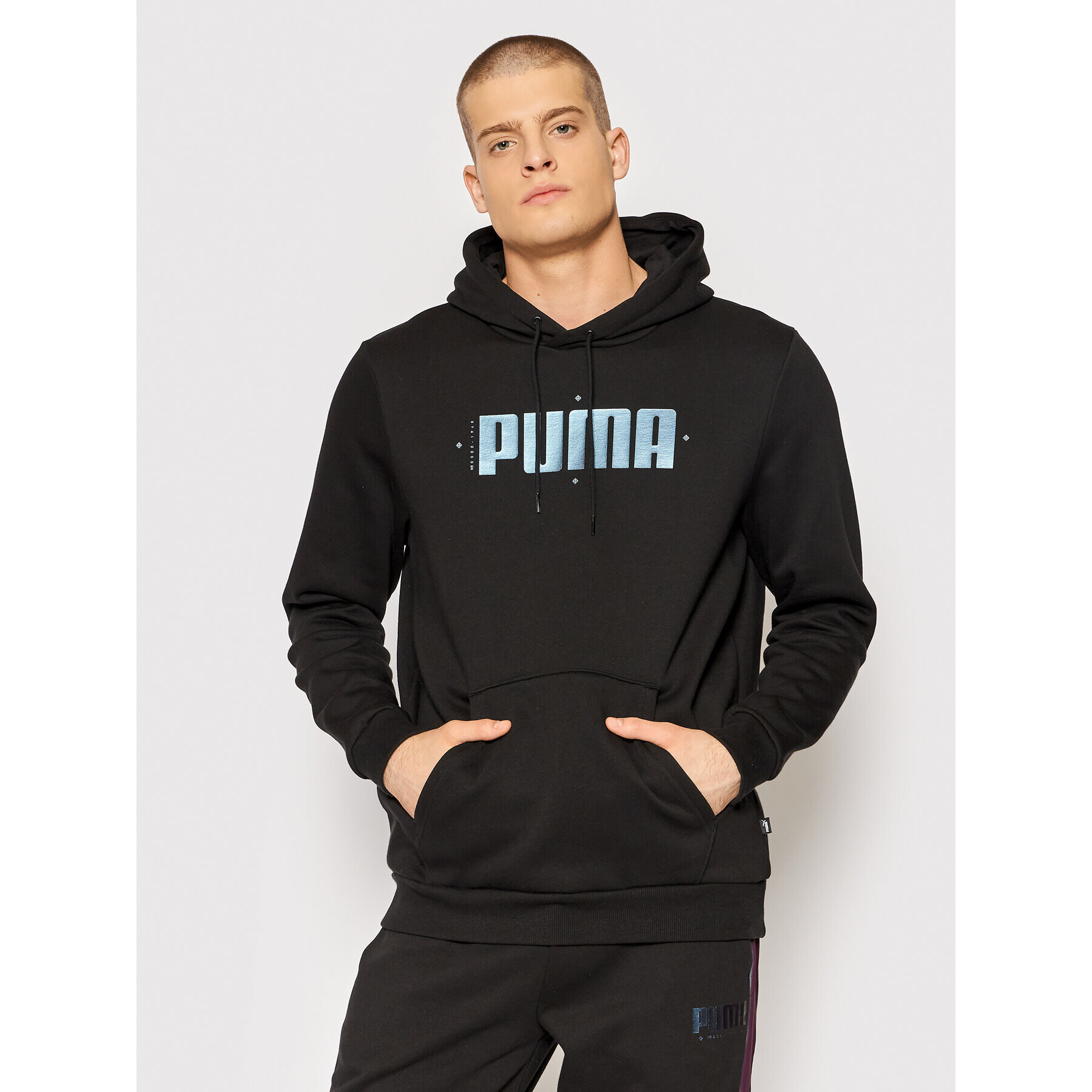 Puma Суитшърт Cyber Graphic 848174 Черен Regular Fit - Pepit.bg