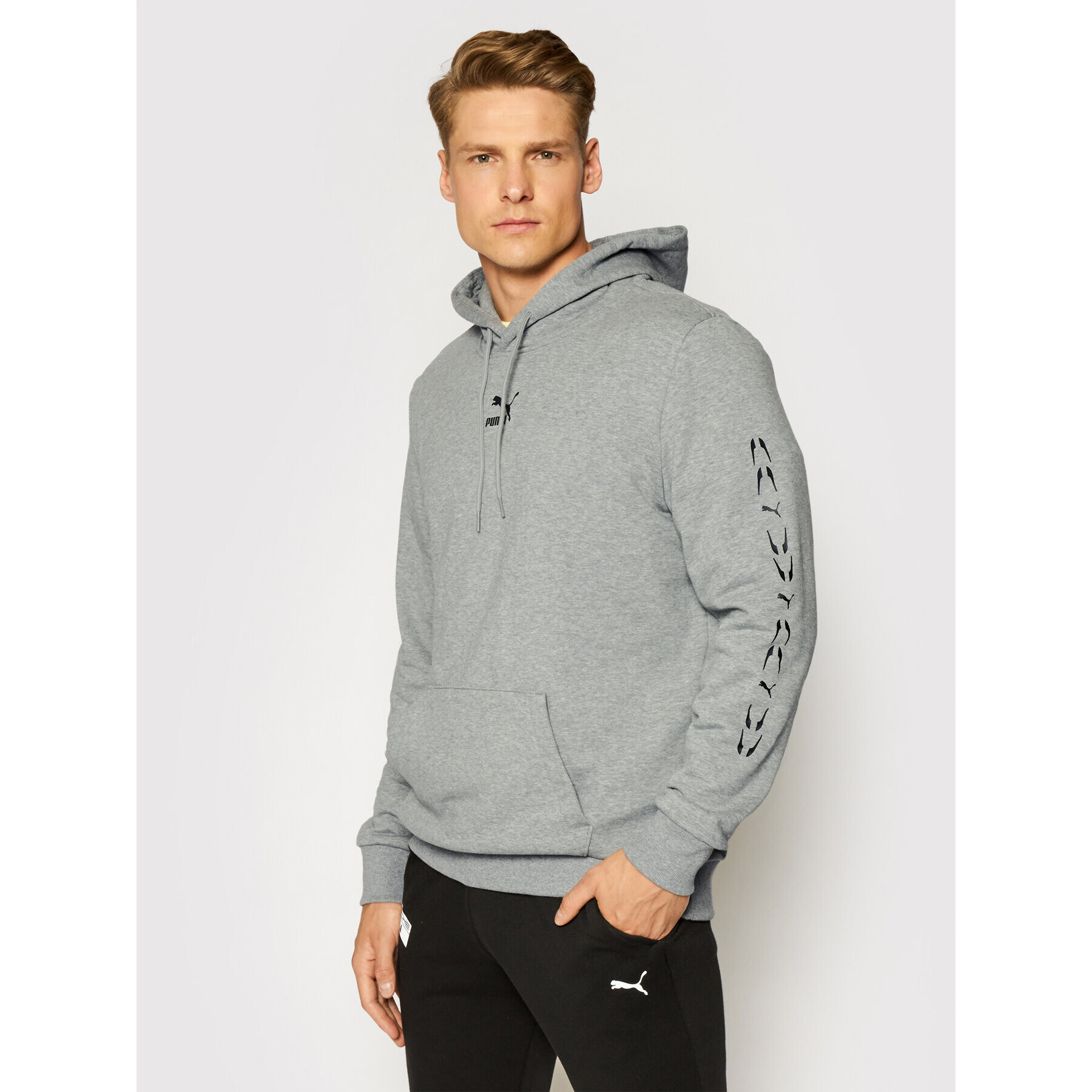 Puma Суитшърт Elevate 531243 Сив Regular Fit - Pepit.bg