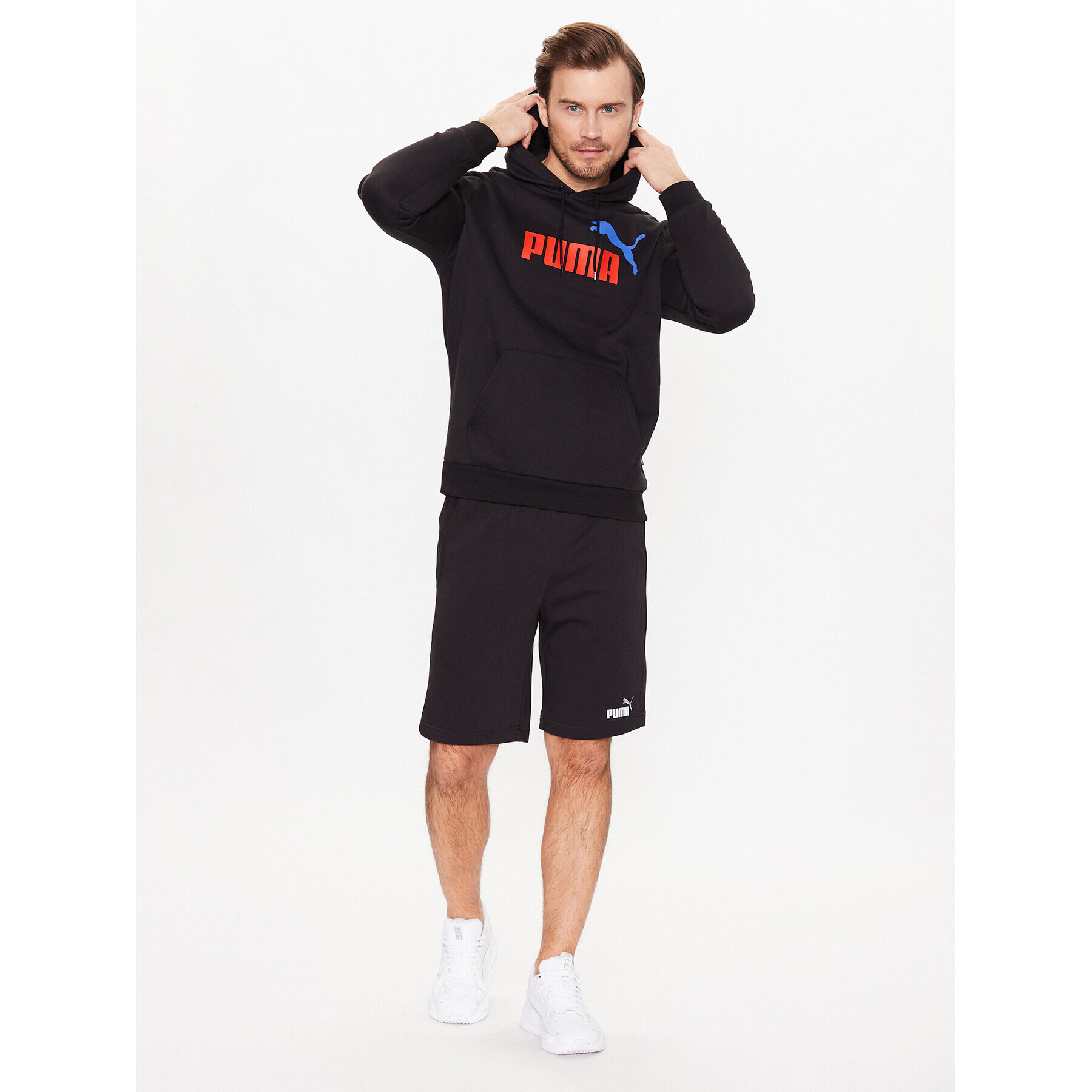 Puma Суитшърт Ess 586764 Черен Regular Fit - Pepit.bg