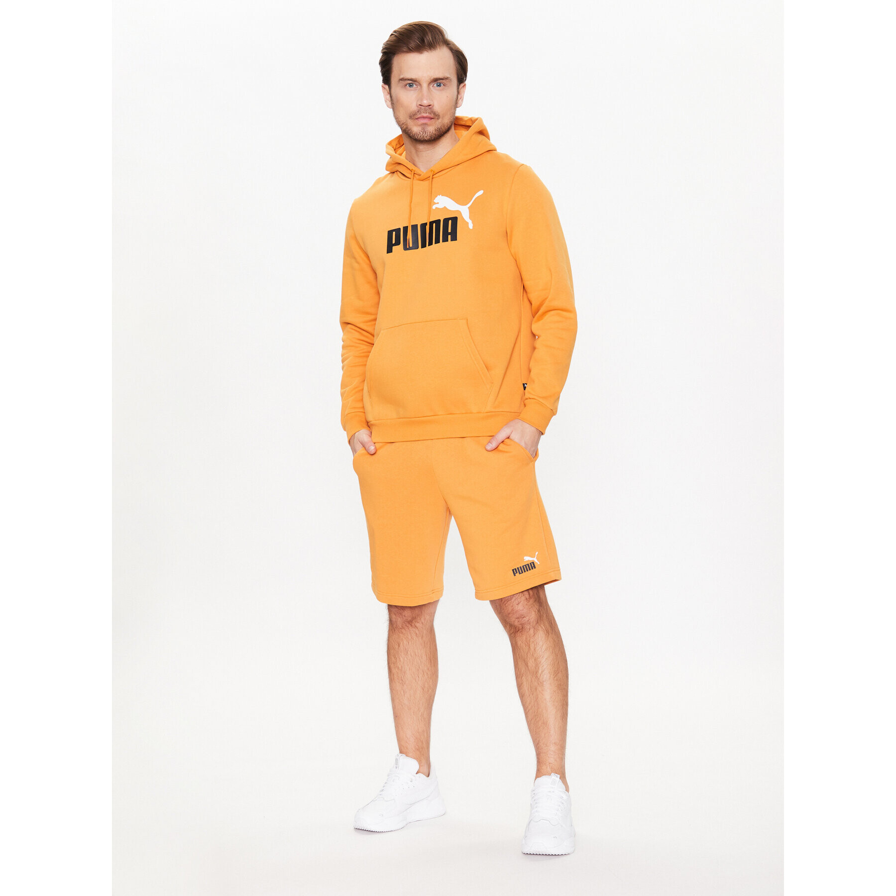 Puma Суитшърт Ess 586764 Оранжев Regular Fit - Pepit.bg